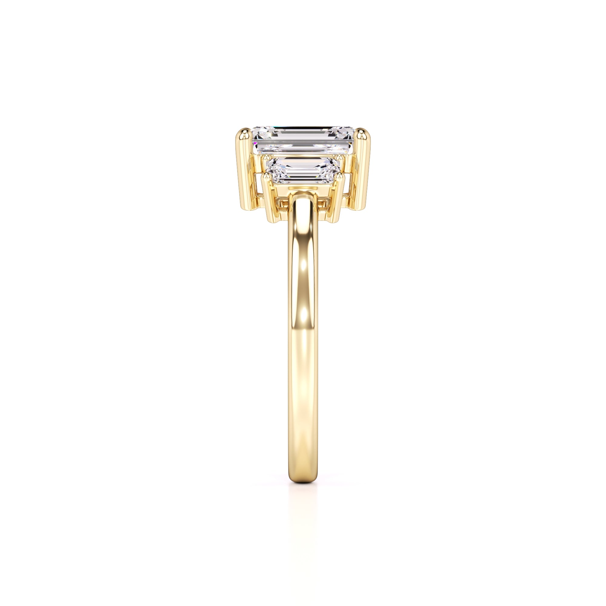 Rayna Lab Grown Diamond Ring | Yellow Gold | 4