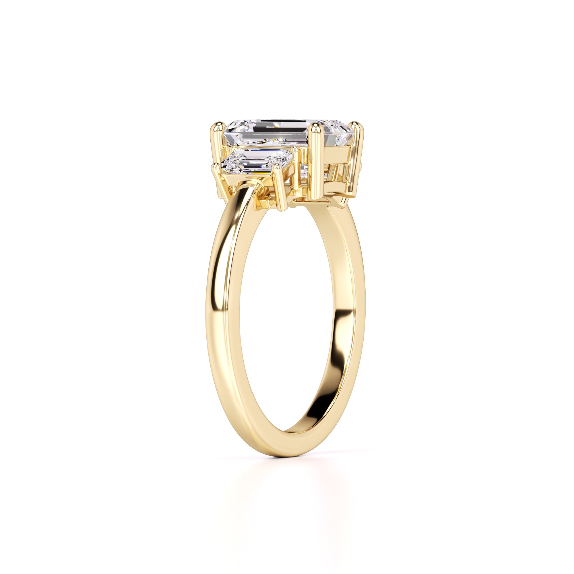 Rayna Lab Grown Diamond Ring | Yellow Gold | 3