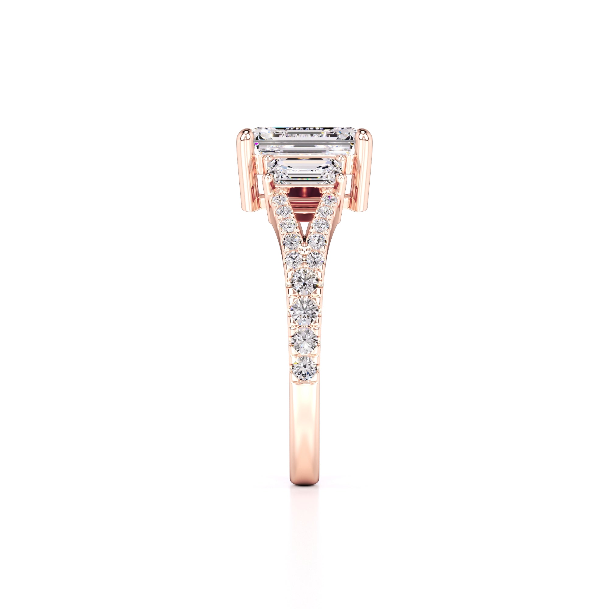 Emberly Lab Grown Diamond Ring | Rose Gold | 4