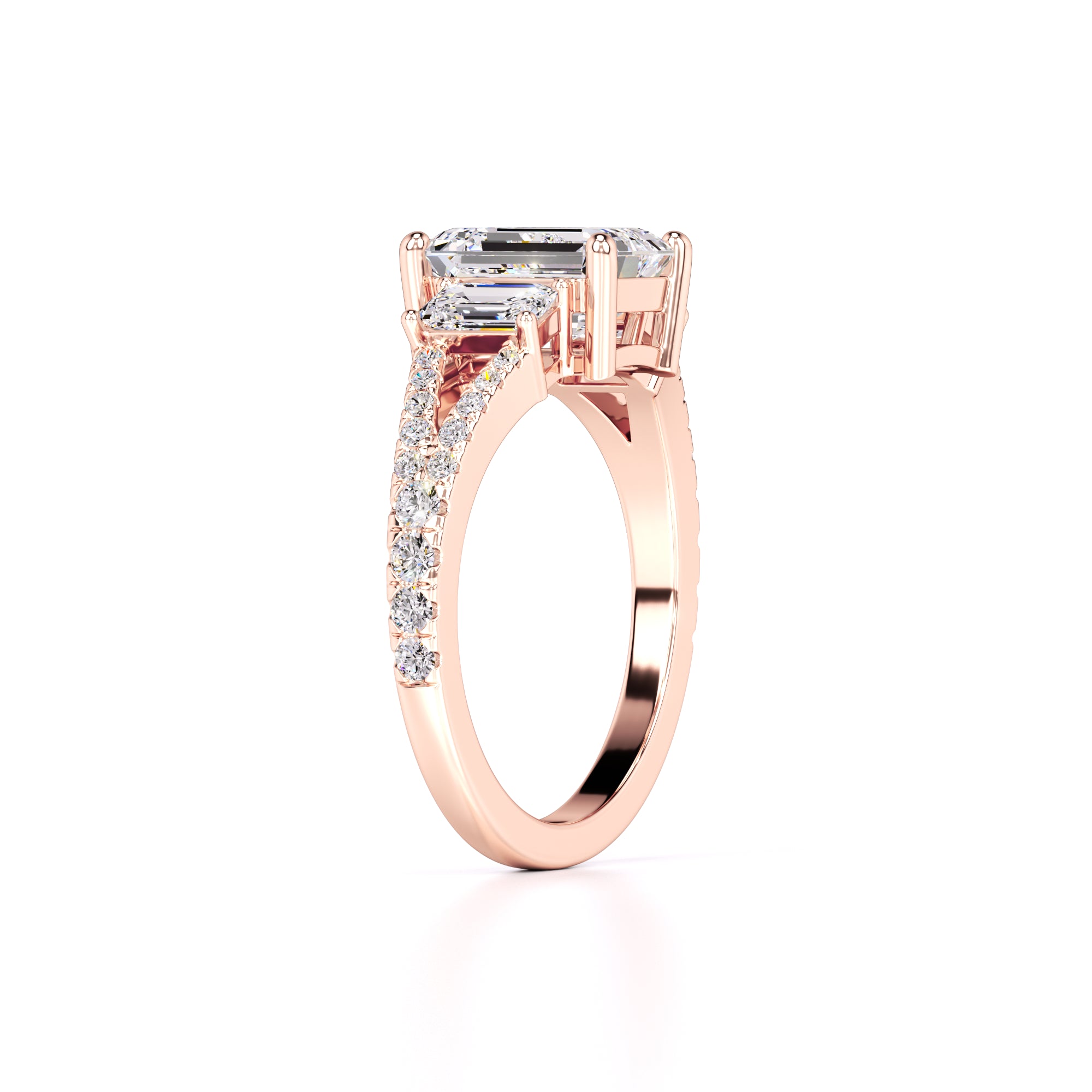 Emberly Lab Grown Diamond Ring | Rose Gold | 3