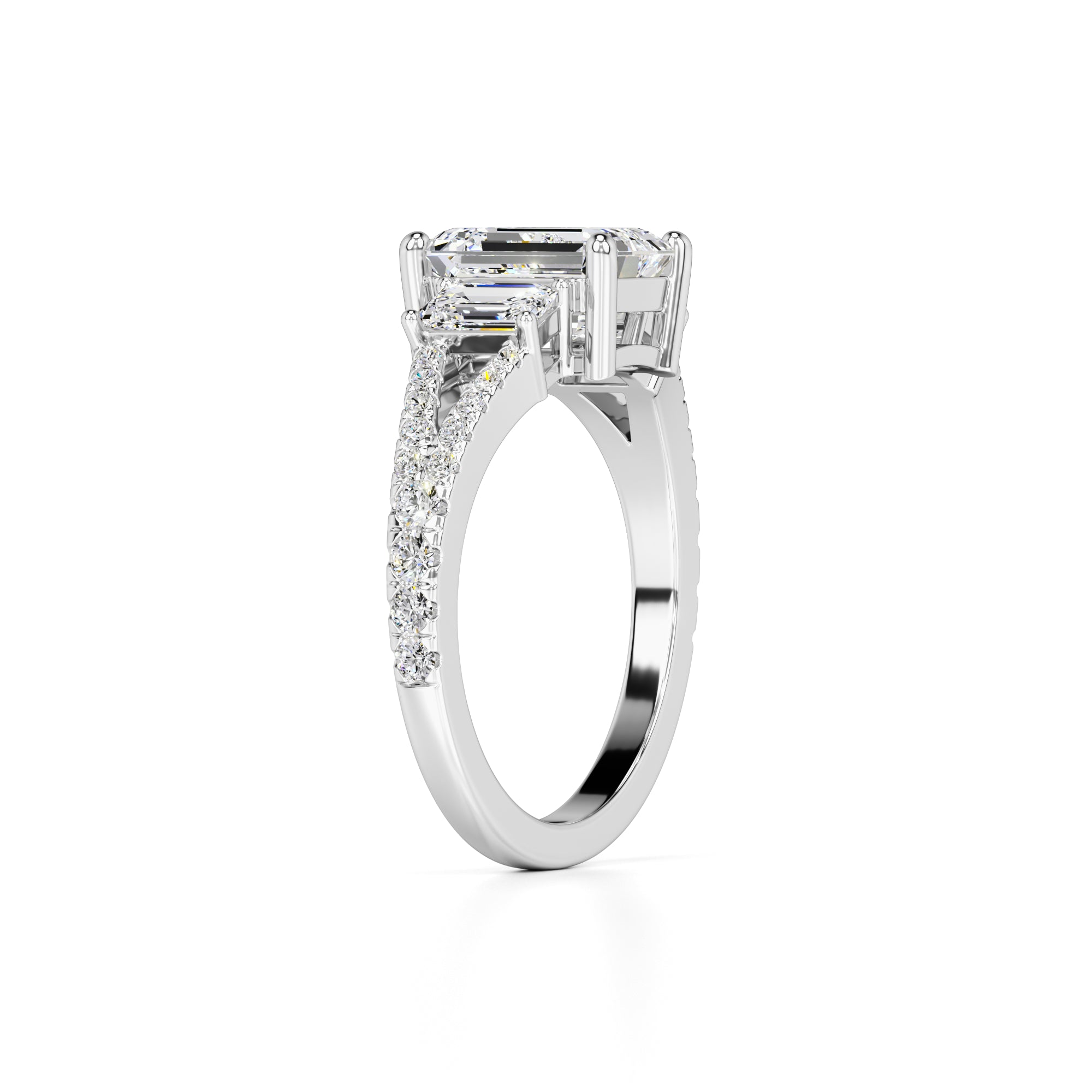 Emberly Lab Grown Diamond Ring | White Gold | 3