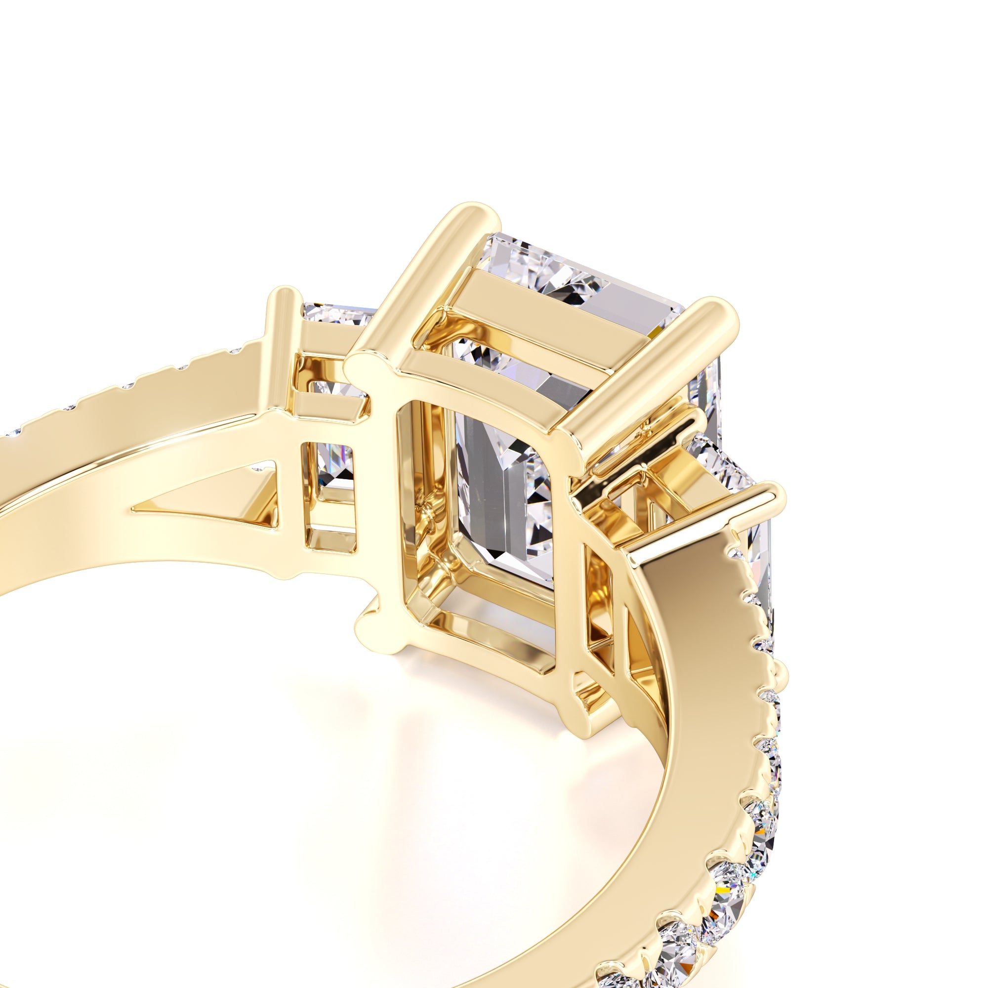 Emberly Lab Grown Diamond Ring | Yellow Gold | 2