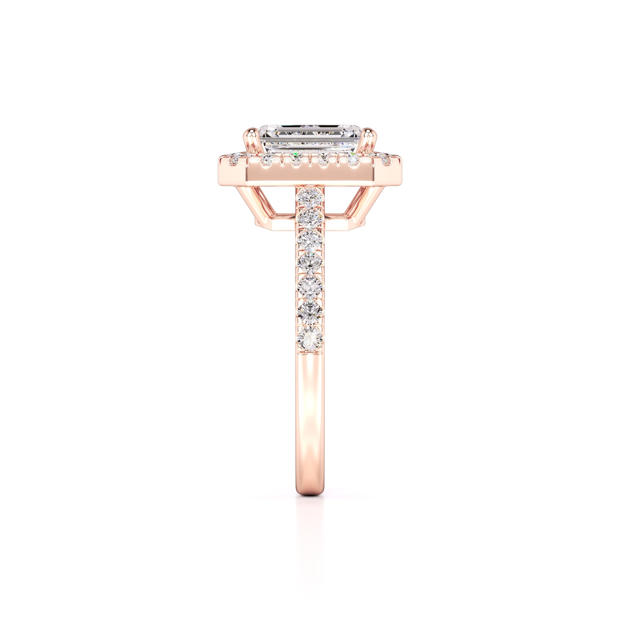 Charlotte Lab Grown Diamond Ring | Rose Gold | 4