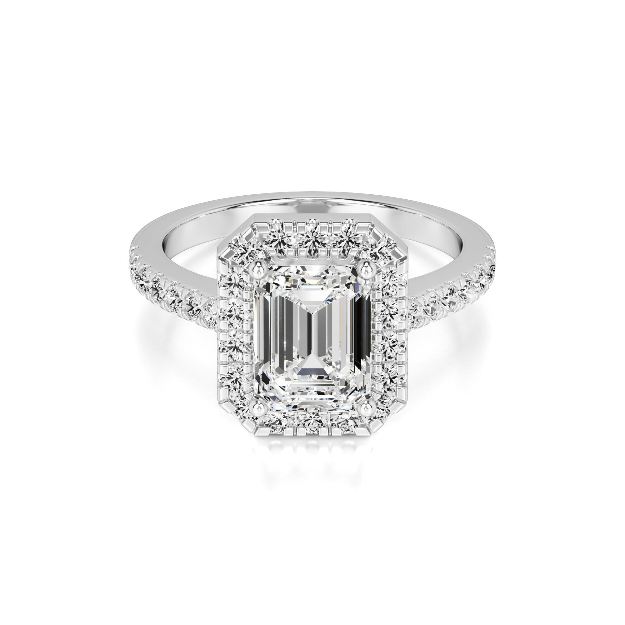 Charlotte Lab Grown Diamond Ring | White Gold | 1