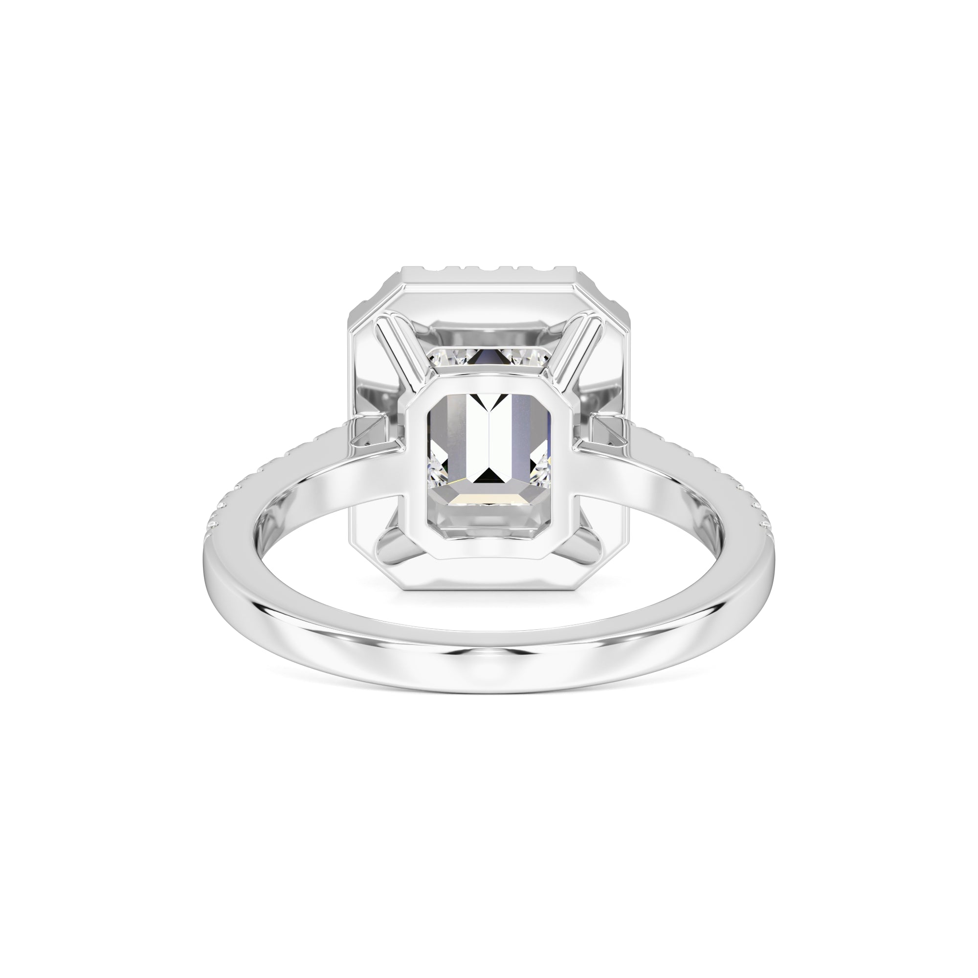 Charlotte Moissanite & Lab Grown Diamond Ring | White Gold | 3