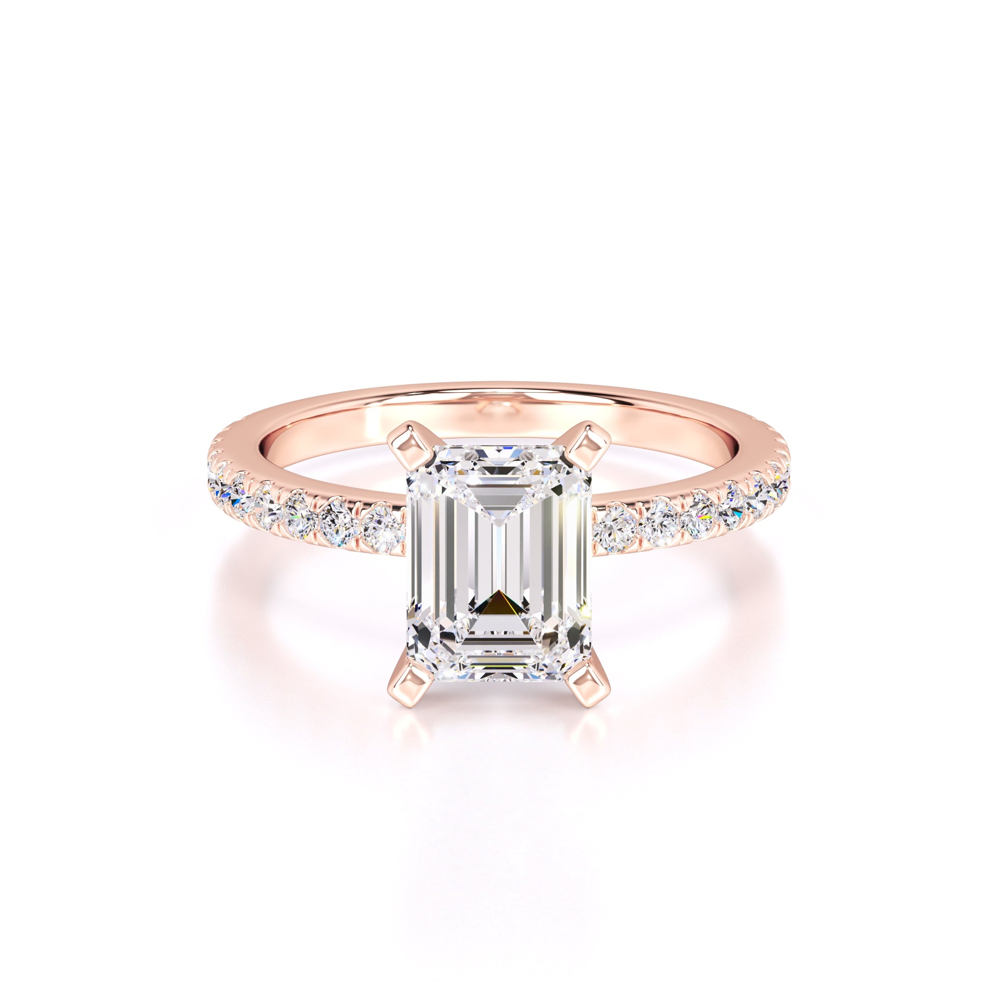Peyton Lab Grown Diamond Ring | Rose Gold | 1