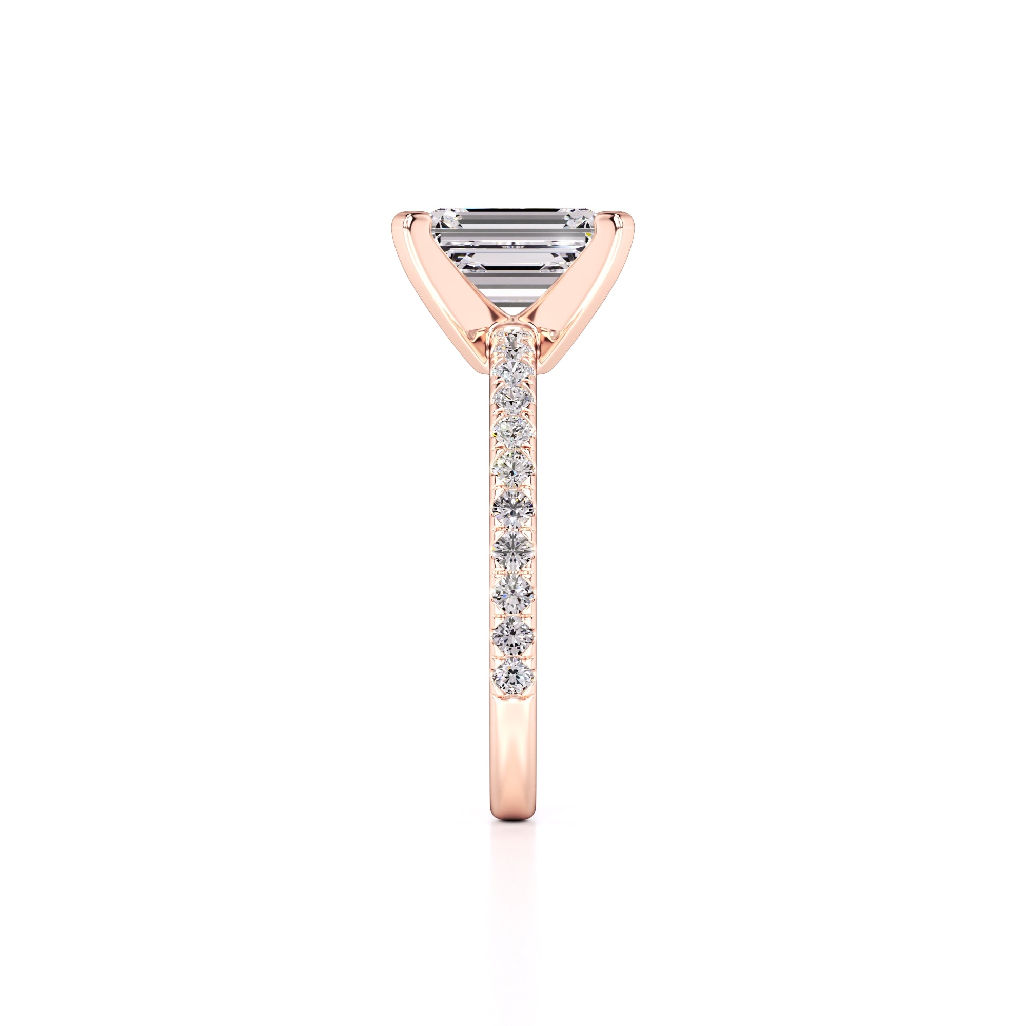Peyton Lab Grown Diamond Ring | Rose Gold | 4