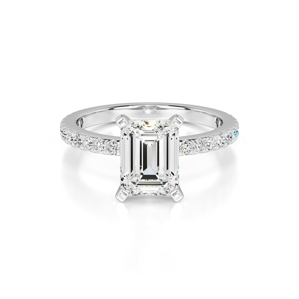 Peyton Lab Grown Diamond Ring | White Gold | 1