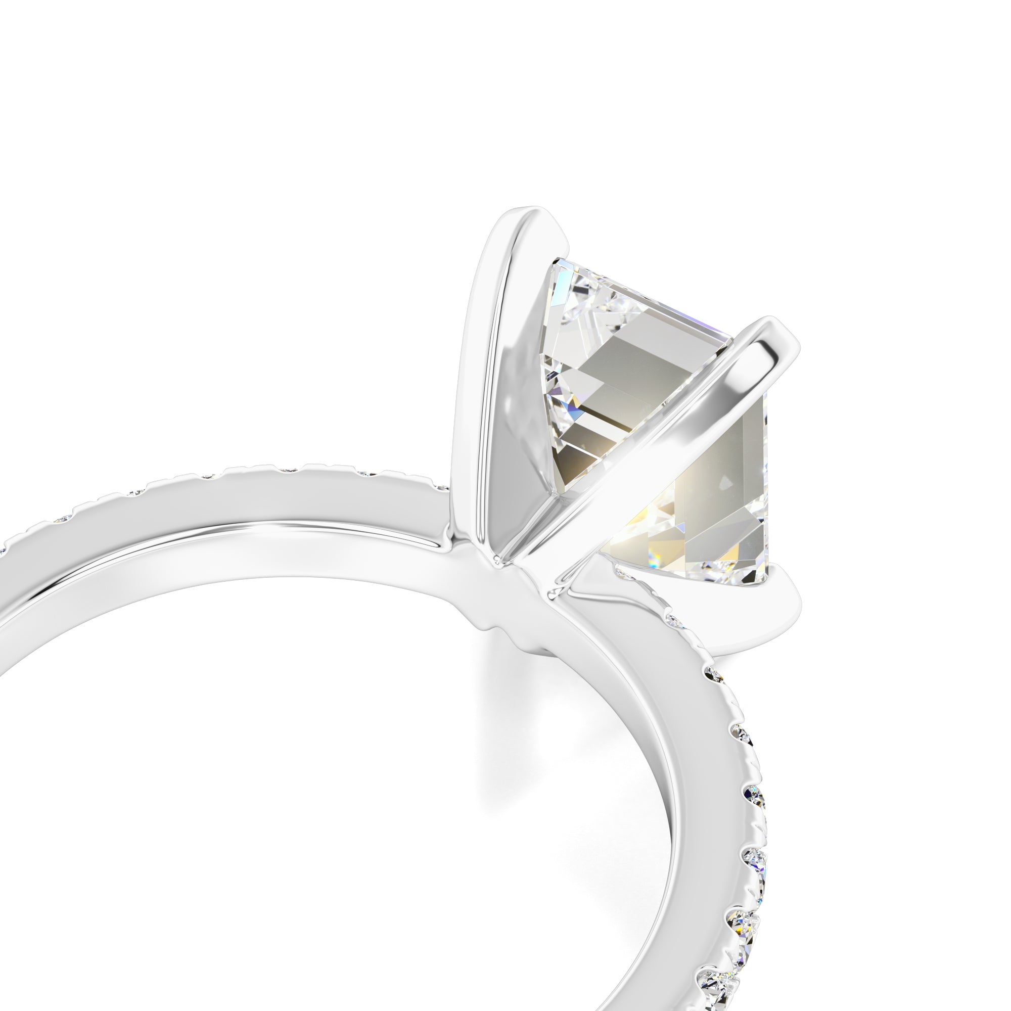 Peyton Lab Grown Diamond Ring | White Gold | 2