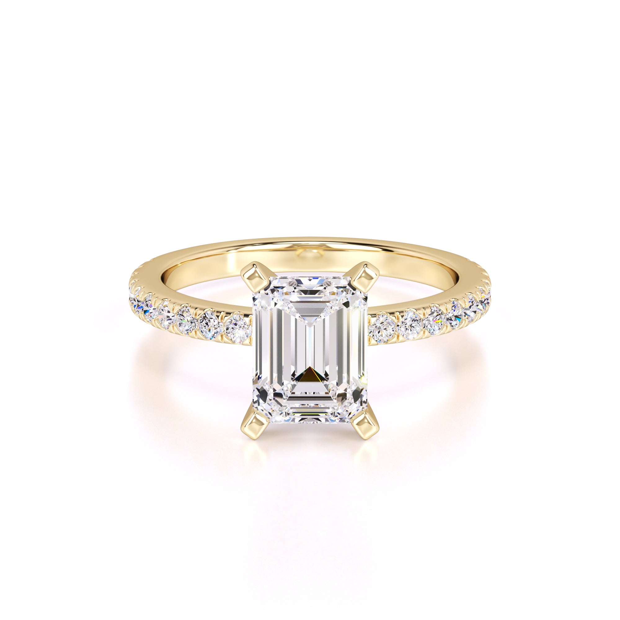 Peyton Lab Grown Diamond Ring | Yellow Gold | 1
