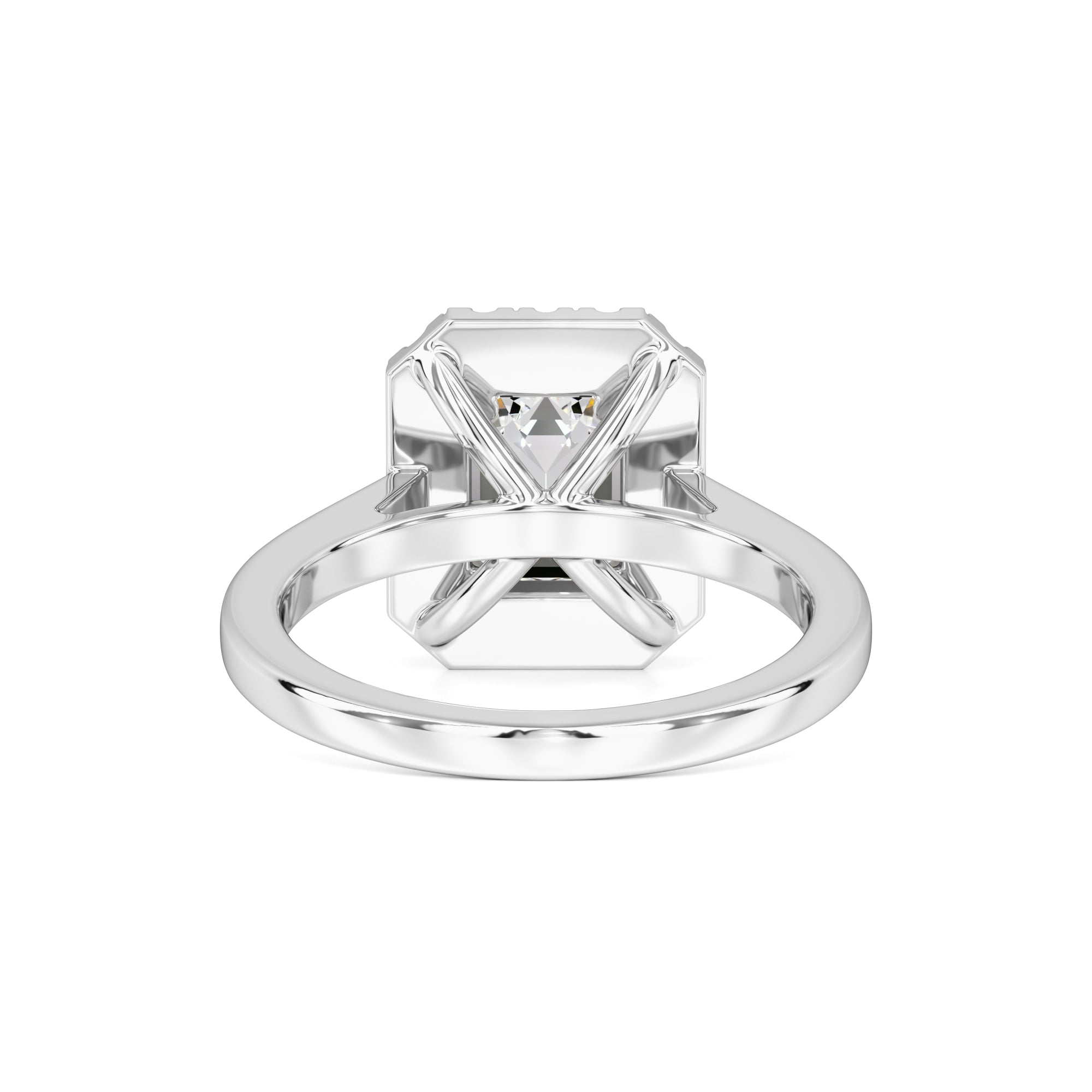 Kelsey Moissanite & Lab Grown Diamond Ring | White Gold | 3