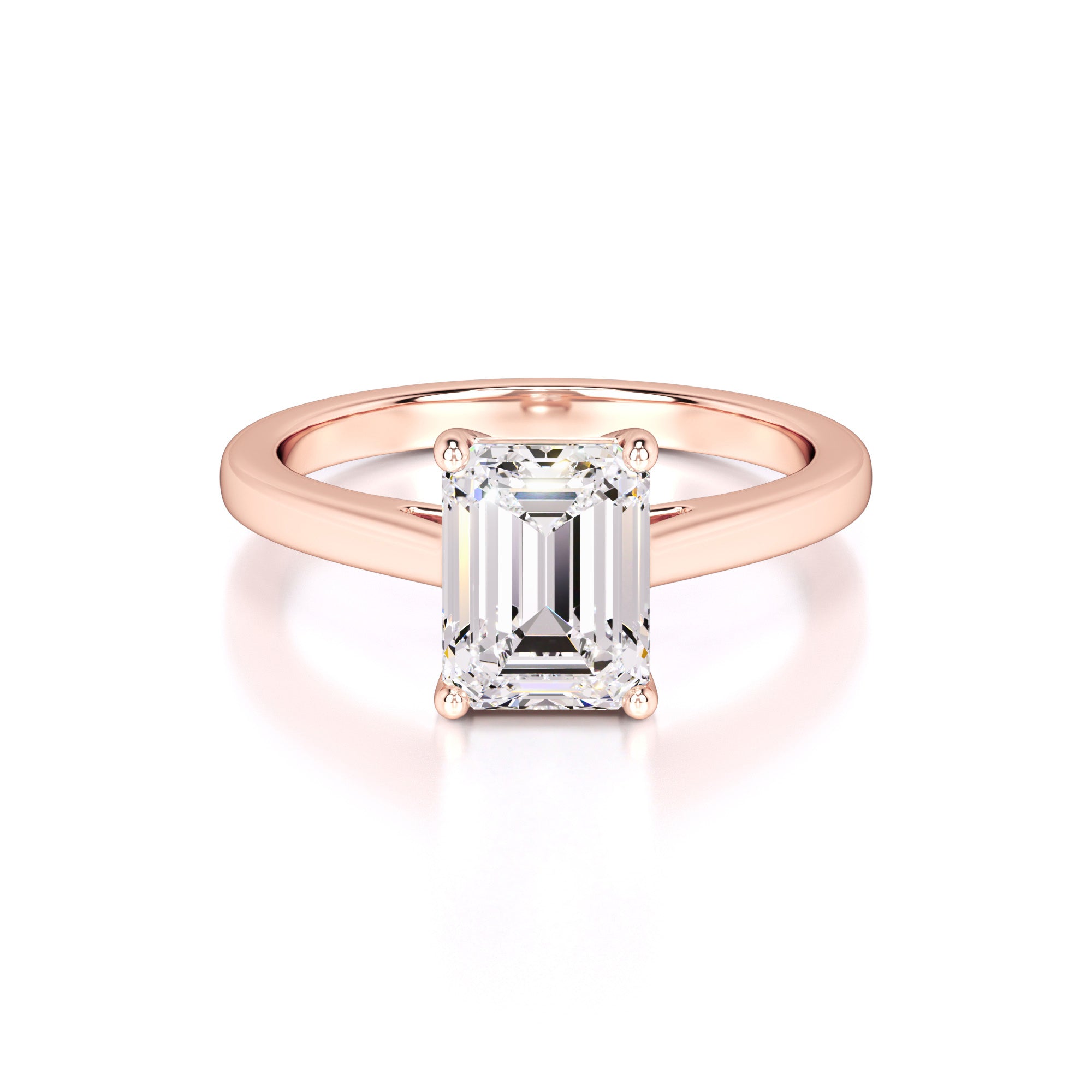 Brielle Lab Grown Diamond Ring | Rose Gold | 1