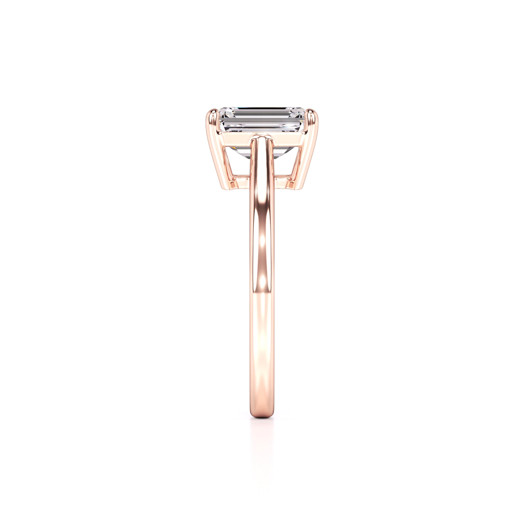 Brielle Lab Grown Diamond Ring | Rose Gold | 4