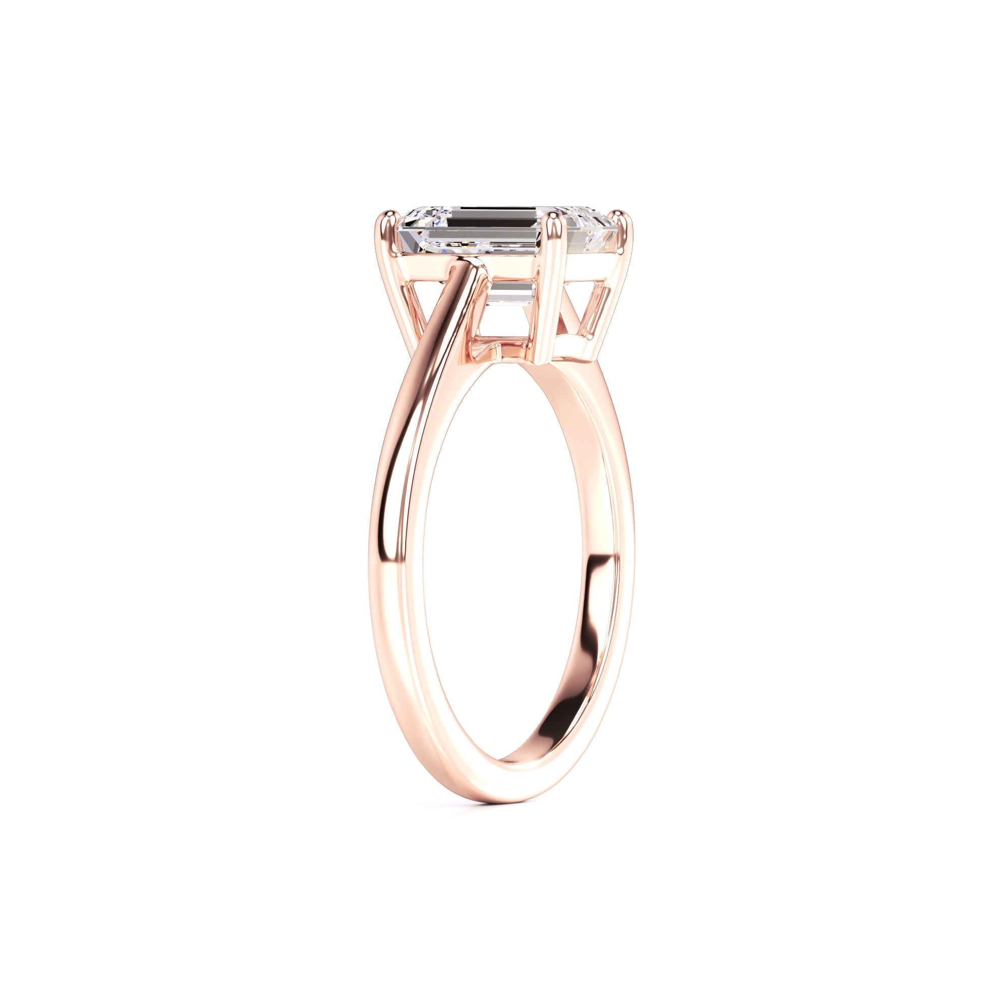 Brielle Lab Grown Diamond Ring | Rose Gold | 3
