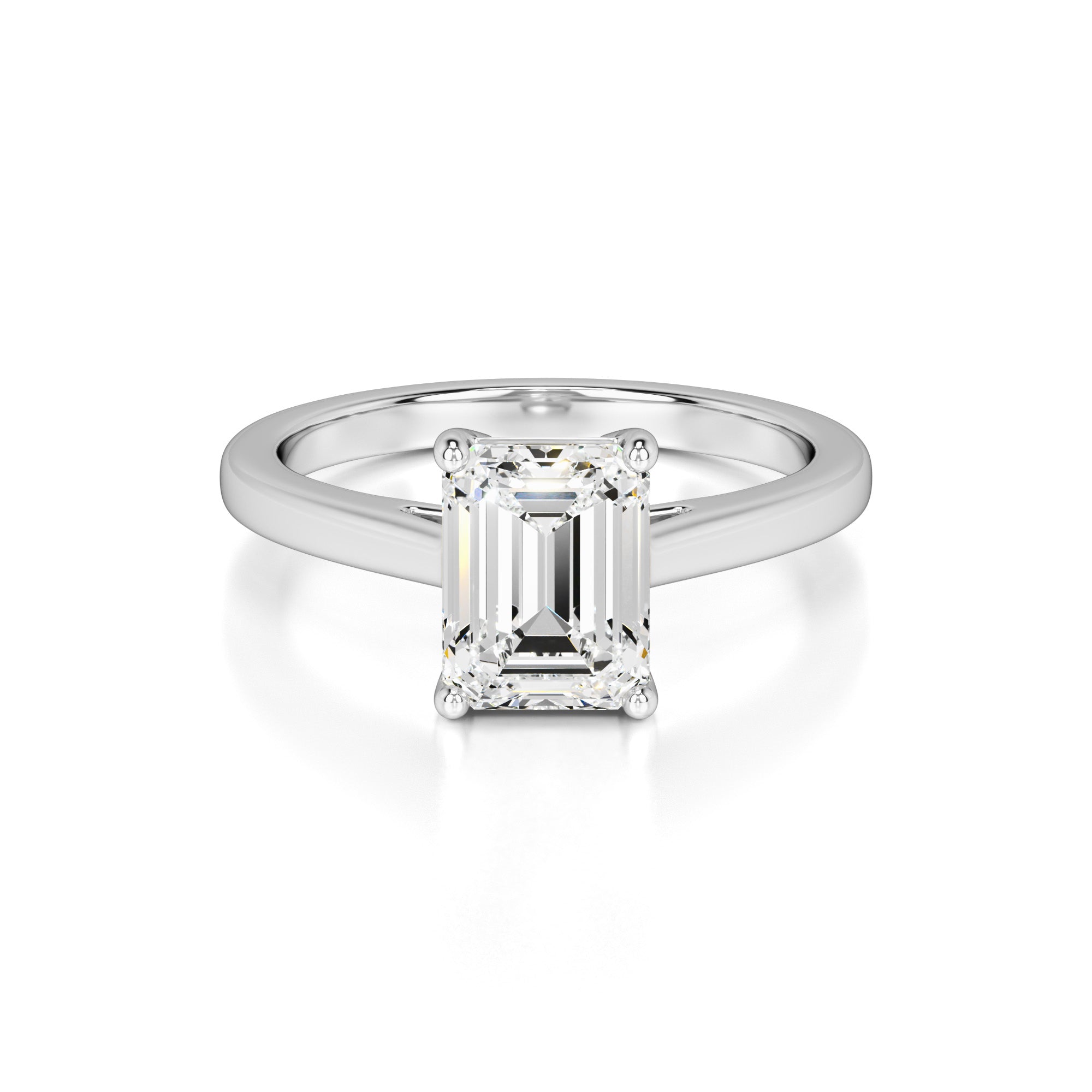 Brielle Lab Grown Diamond Ring | White Gold | 1