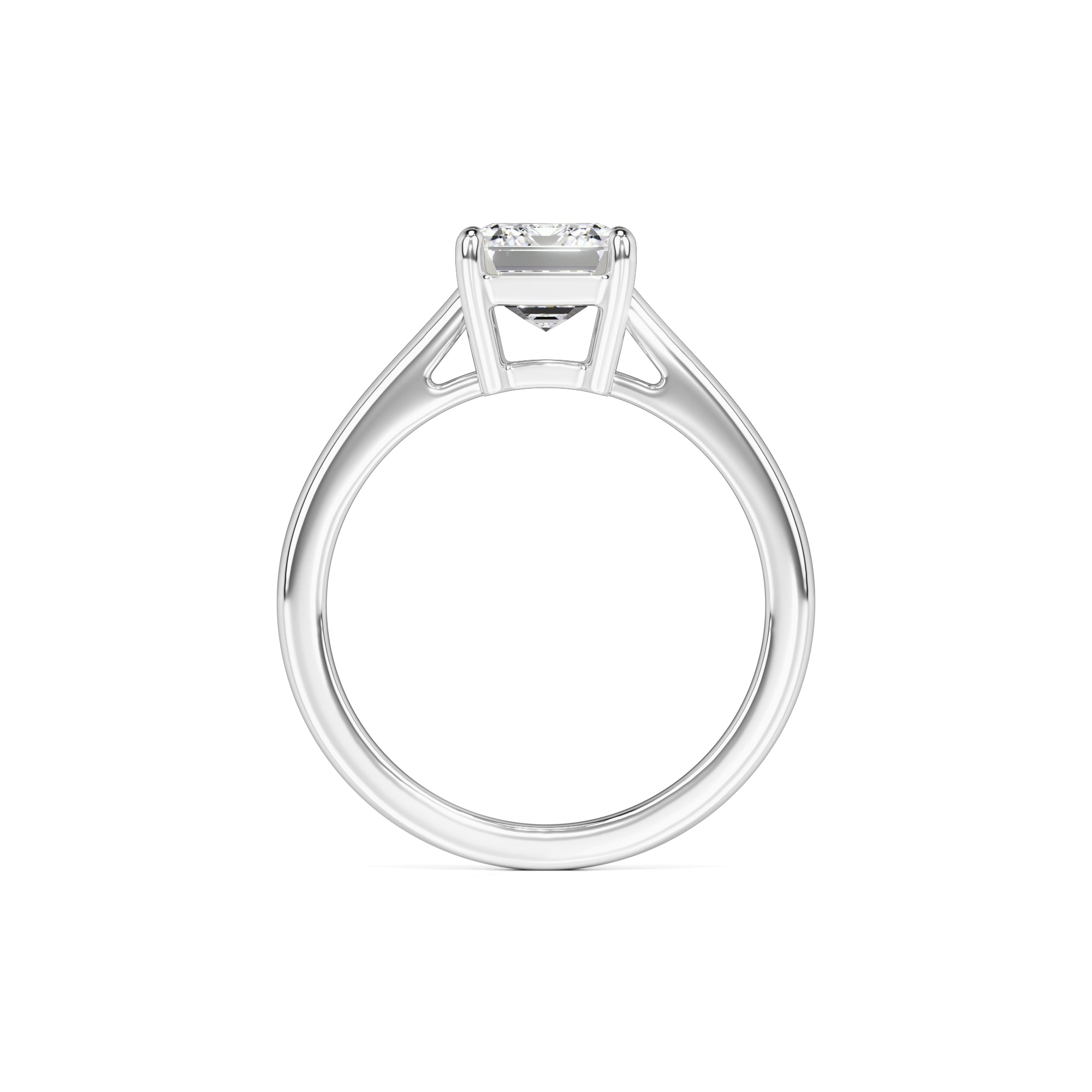 Brielle Moissanite Ring | White Gold | 4