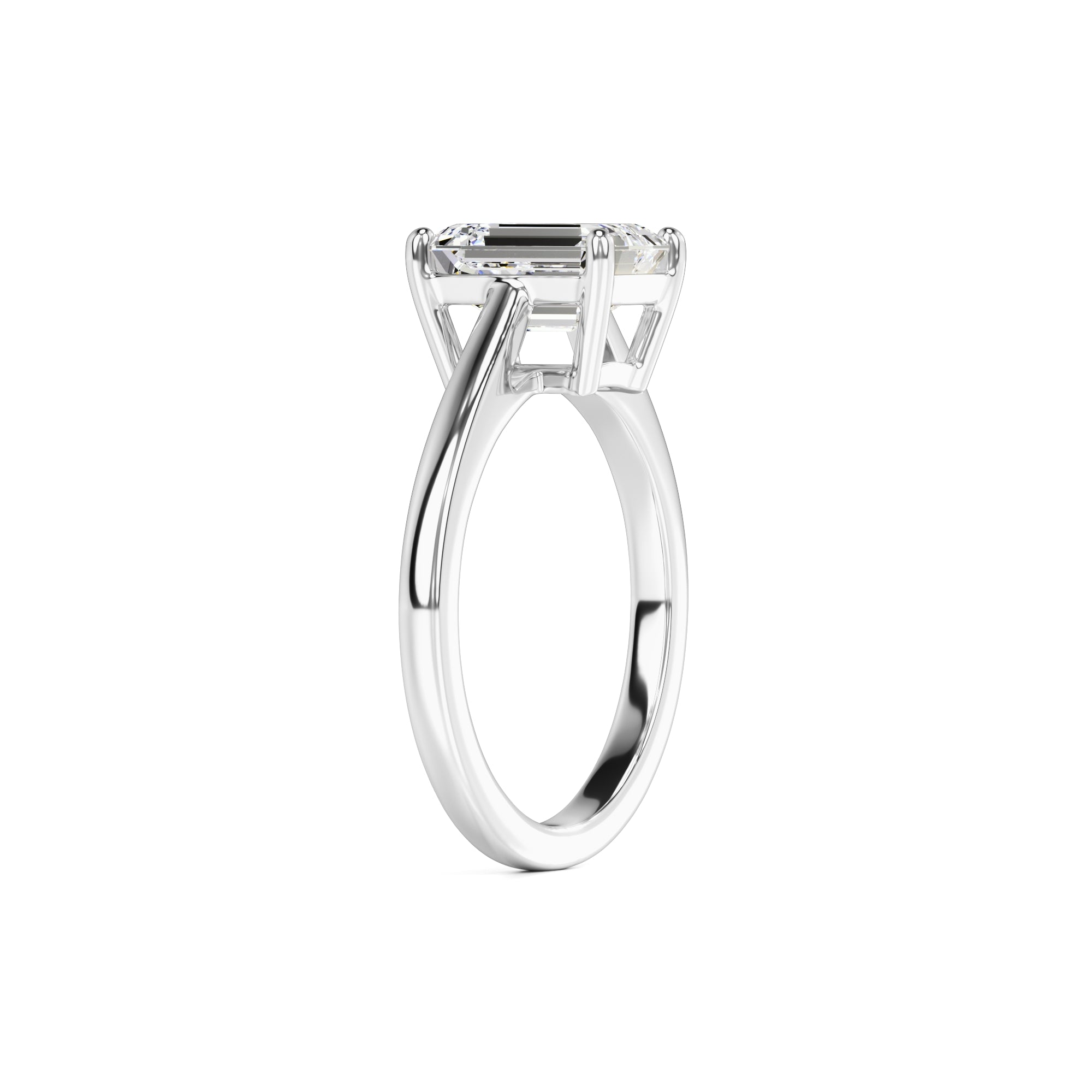 Brielle Lab Grown Diamond Ring | White Gold | 3