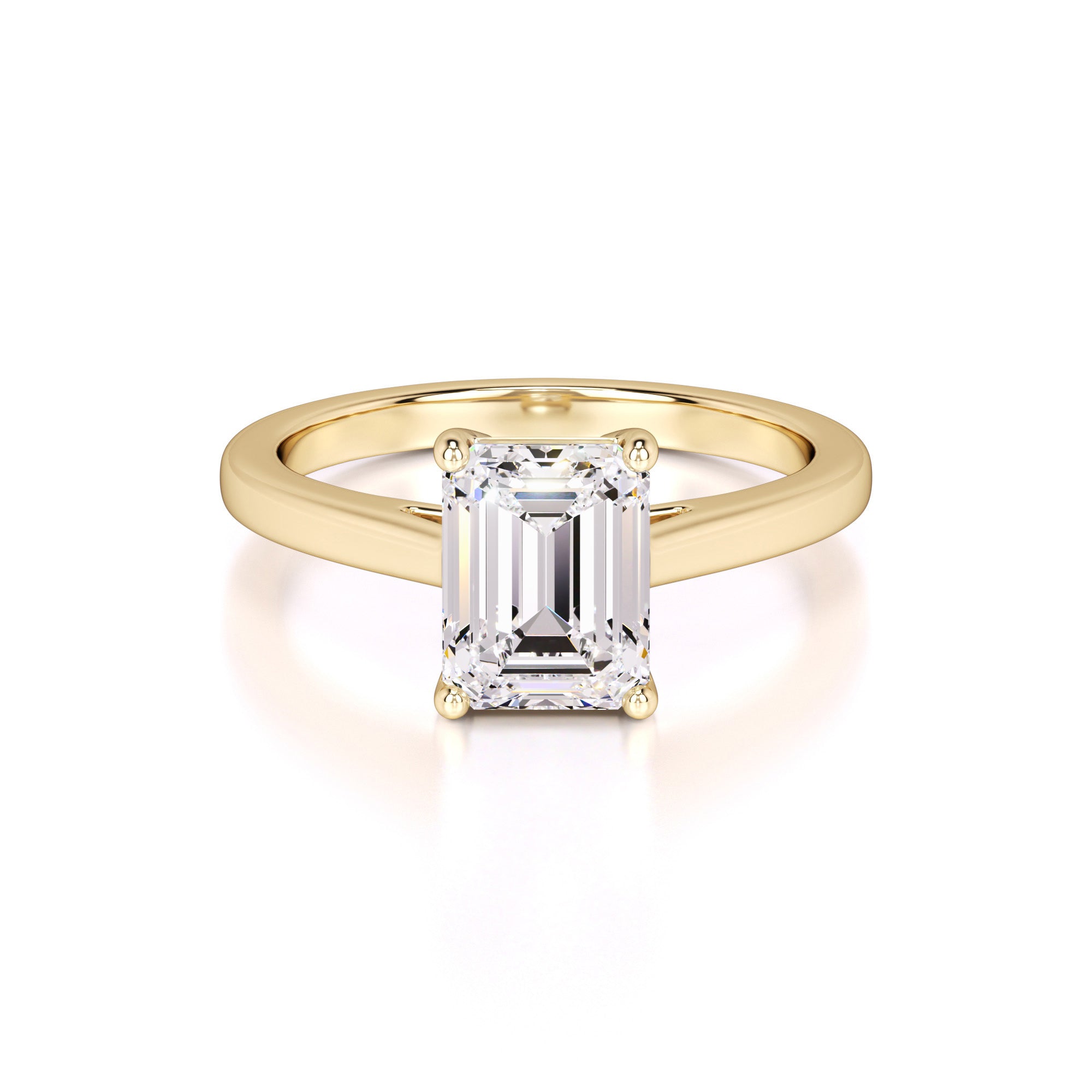 Brielle Lab Grown Diamond Ring | Yellow Gold | 1