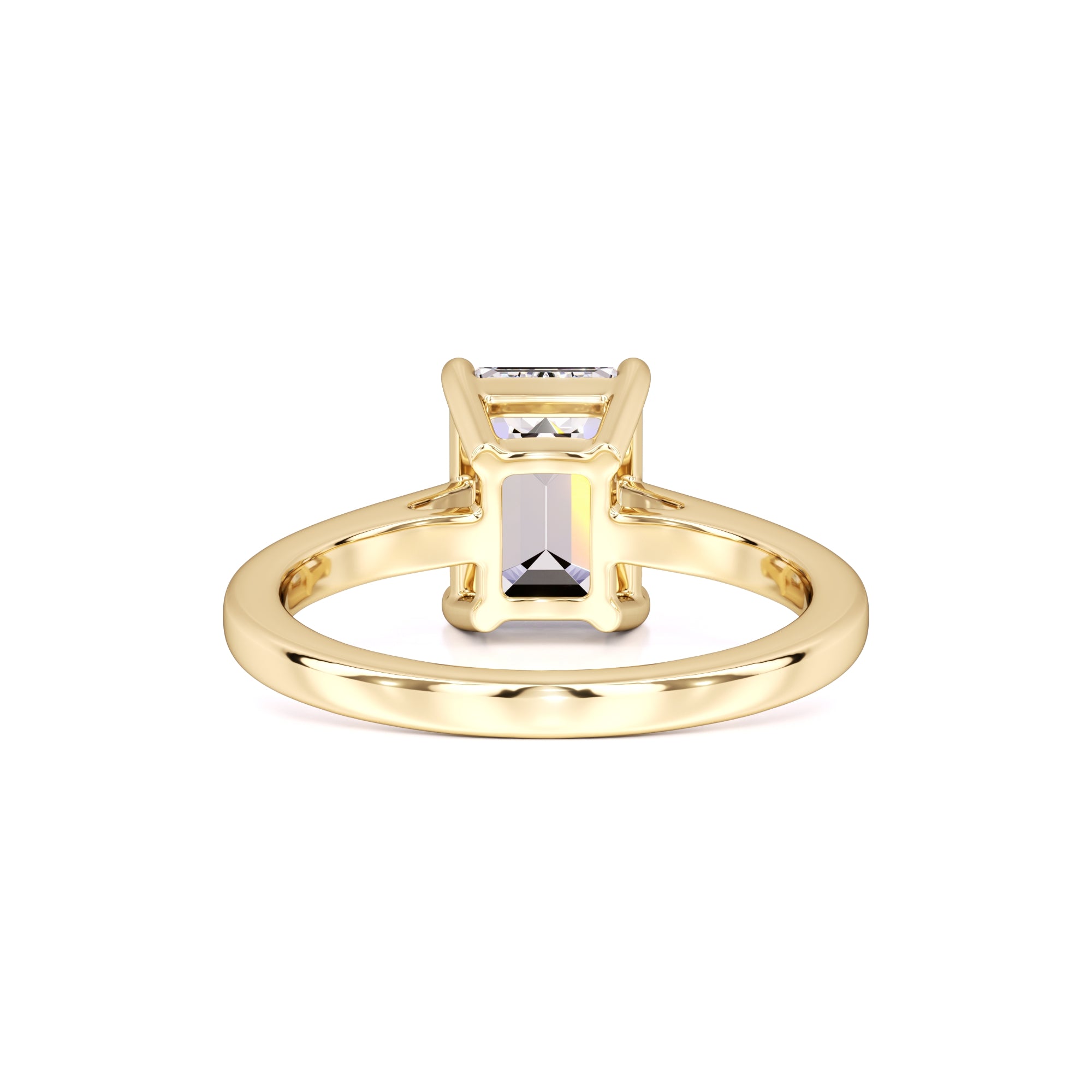 Brielle Moissanite Ring | Yellow Gold | 3