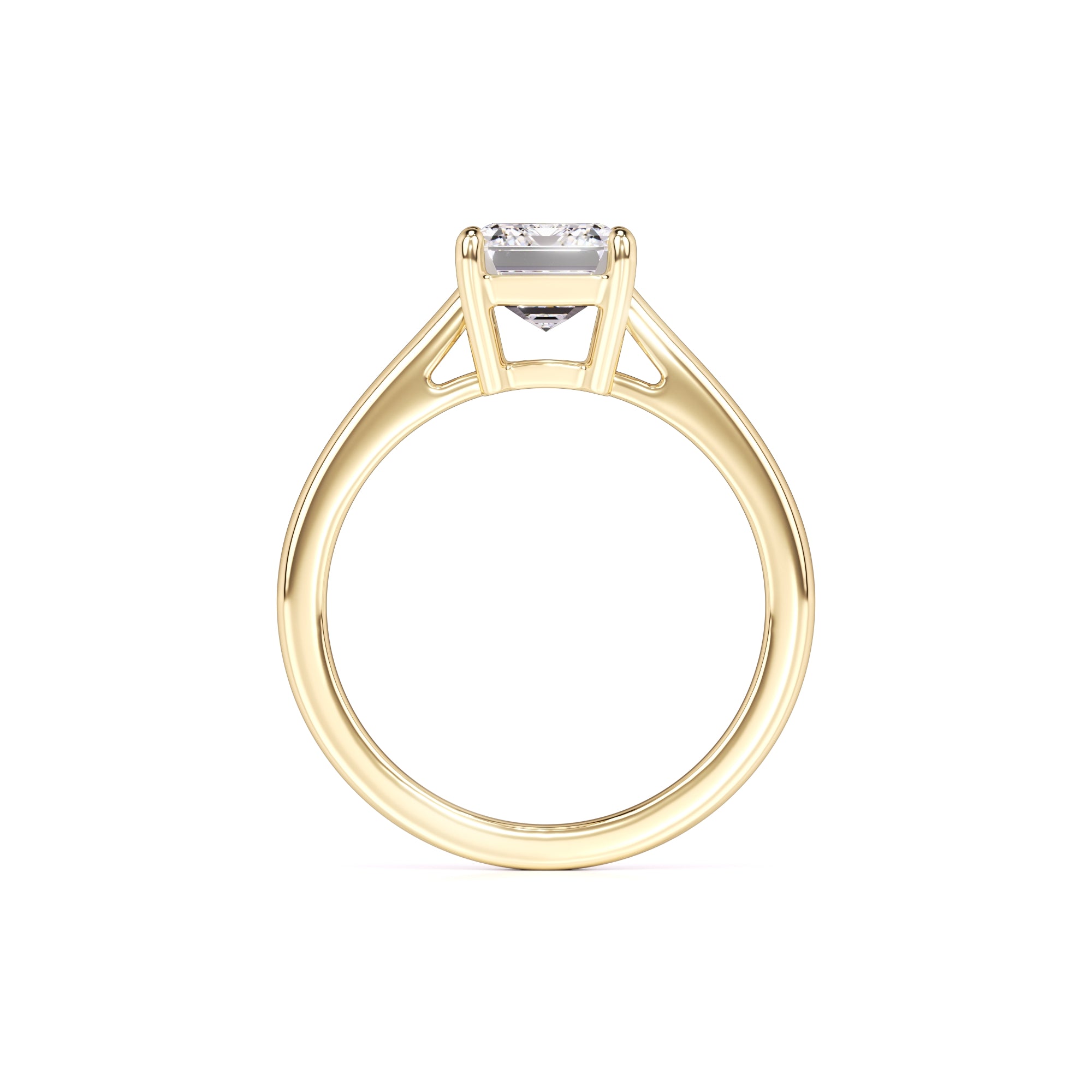 Brielle Moissanite Ring | Yellow Gold | 4