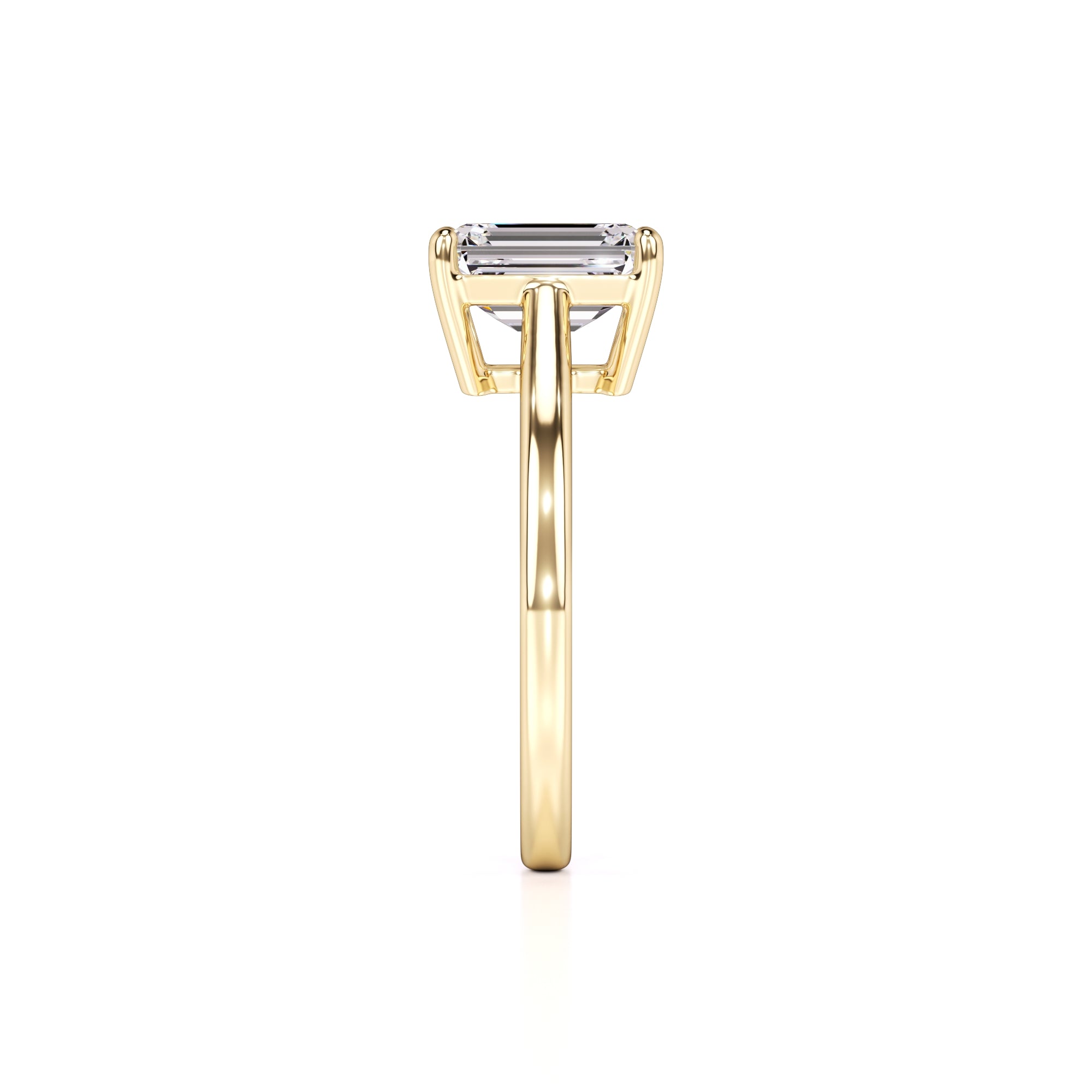 Brielle Lab Grown Diamond Ring | Yellow Gold | 4