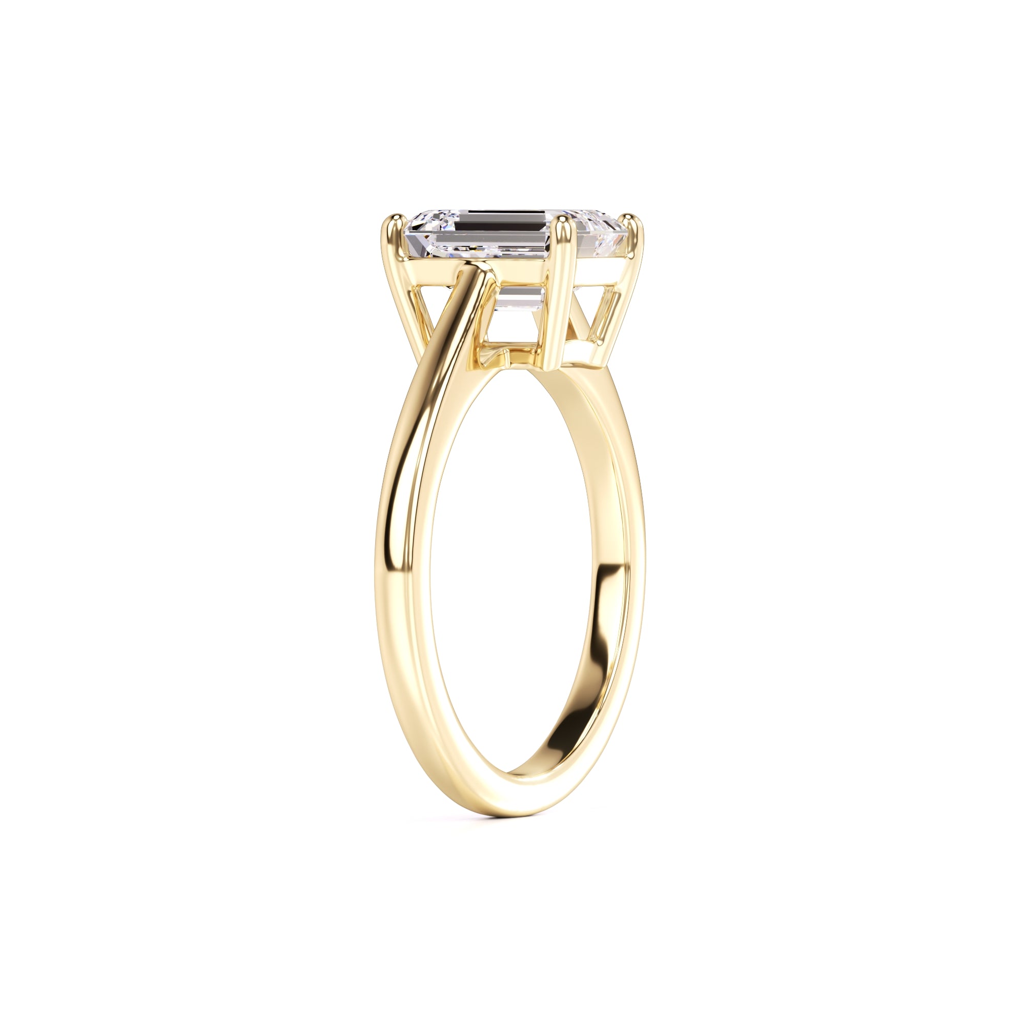 Brielle Lab Grown Diamond Ring | Yellow Gold | 3