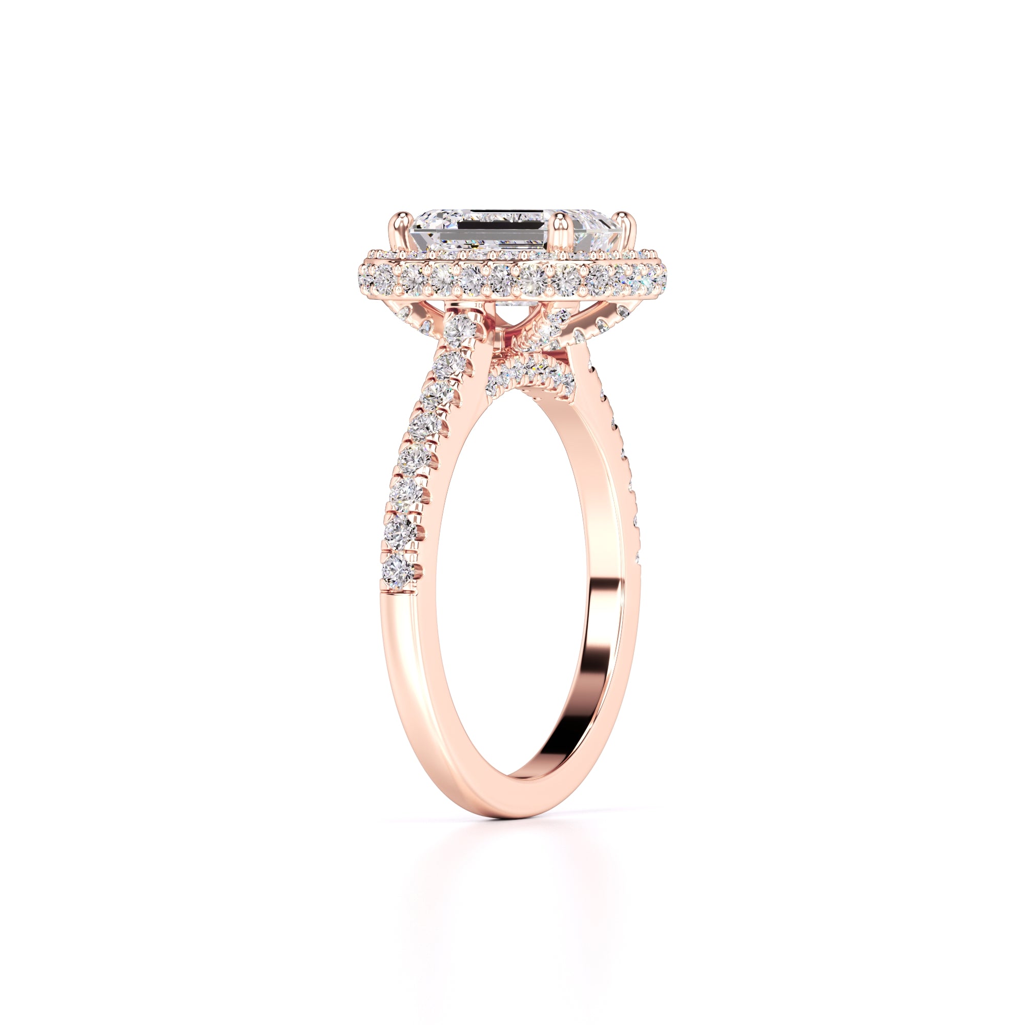 Amara Lab Grown Diamond Ring | Rose Gold | 3
