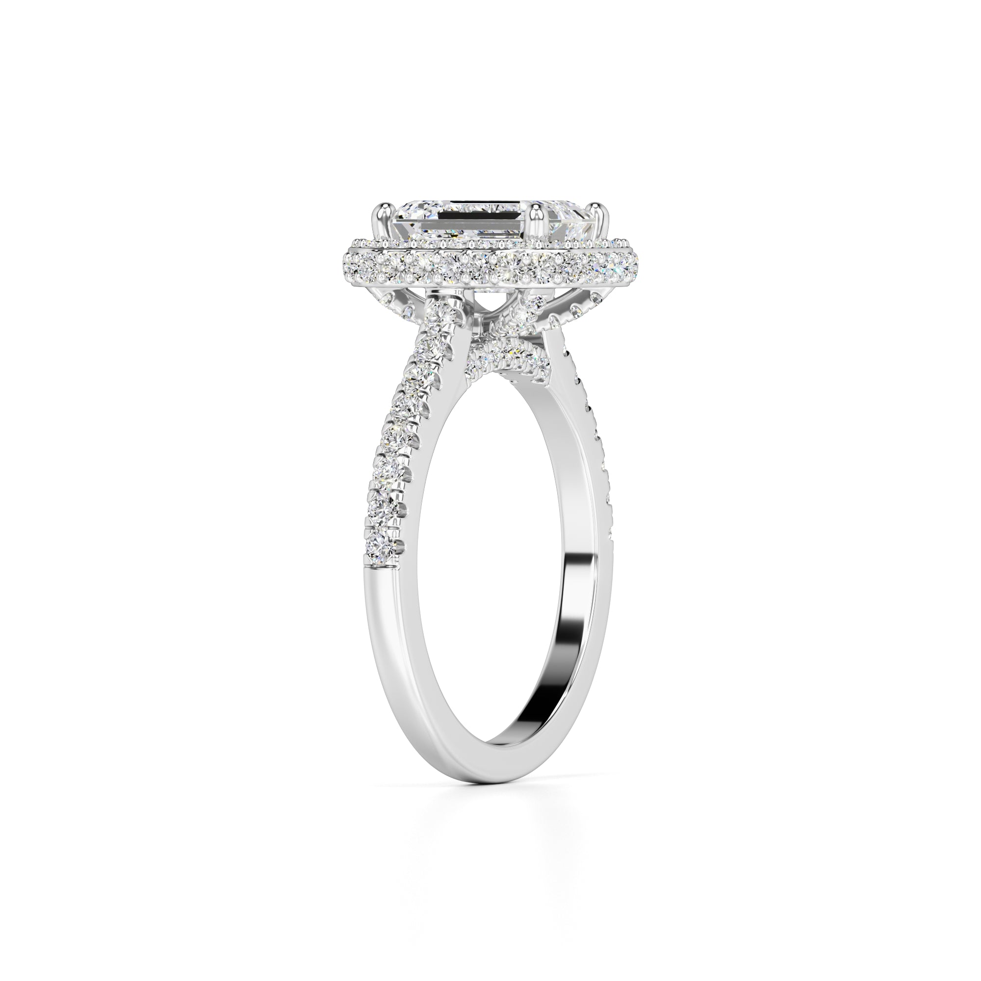 Amara Lab Grown Diamond Ring | White Gold | 3