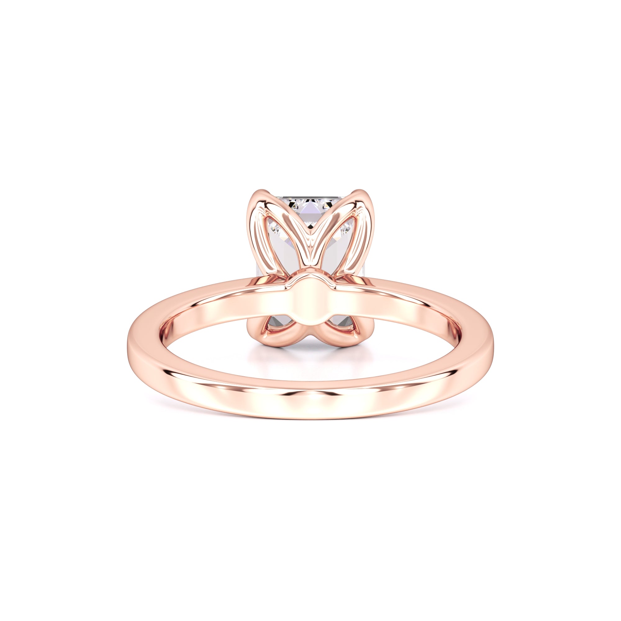 Lilia Moissanite Ring | Rose Gold | 3
