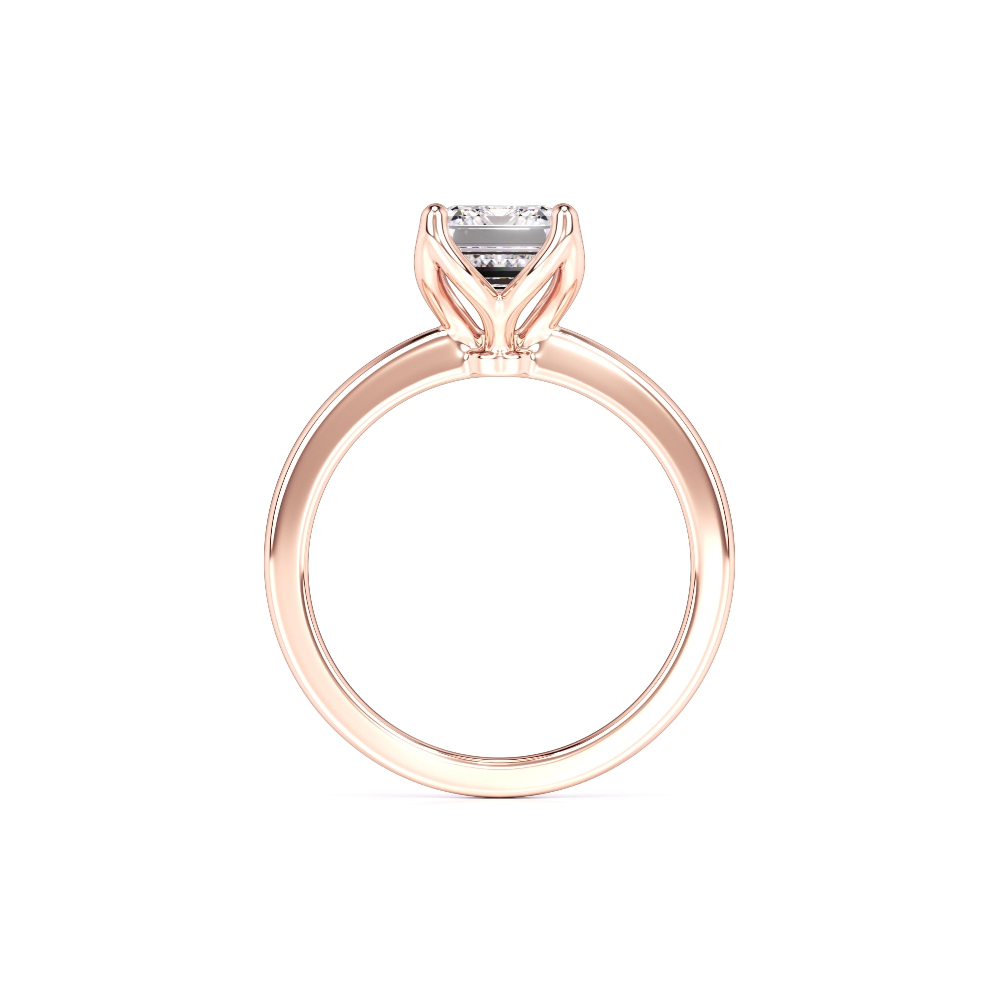 Lilia Moissanite Ring | Rose Gold | 4