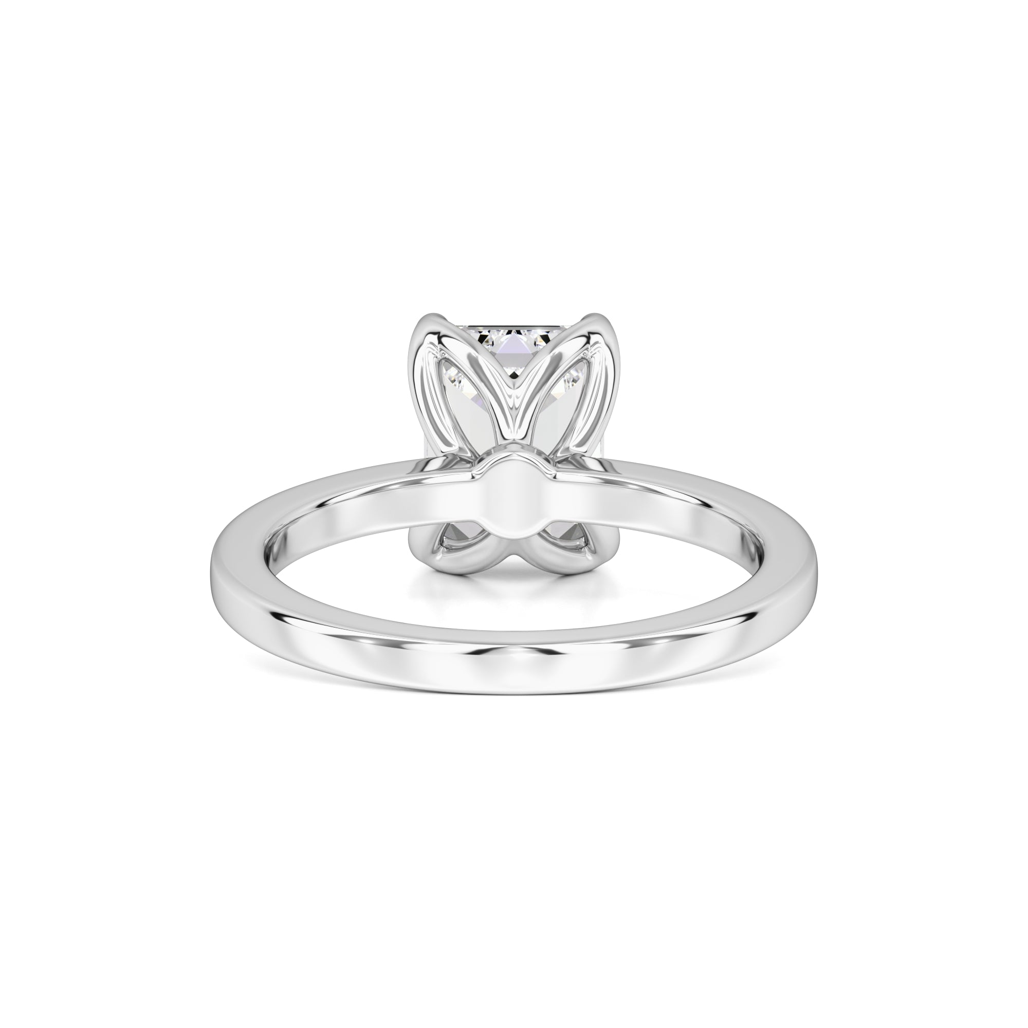 Lilia Moissanite Ring | White Gold | 3