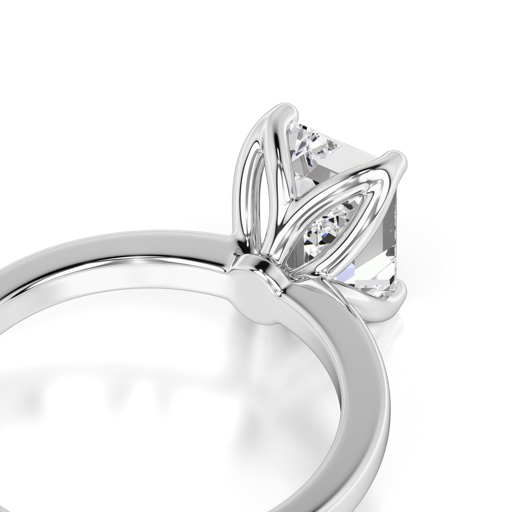 Lilia Lab Grown Diamond Ring | White Gold | 2