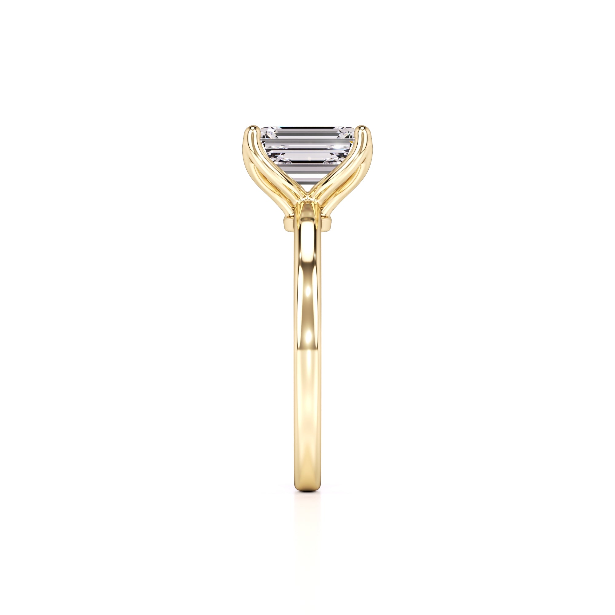 Lilia Lab Grown Diamond Ring | Yellow Gold | 4