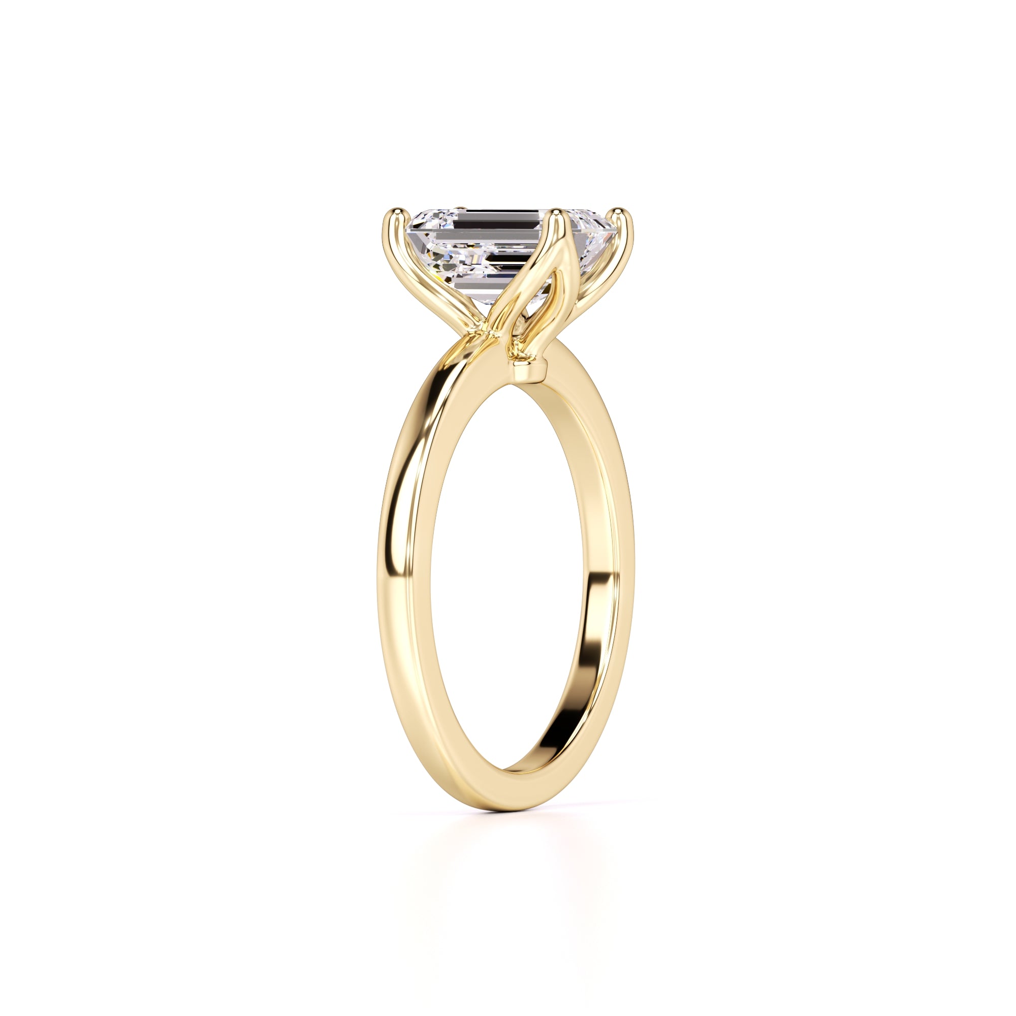 Lilia Lab Grown Diamond Ring | Yellow Gold | 3