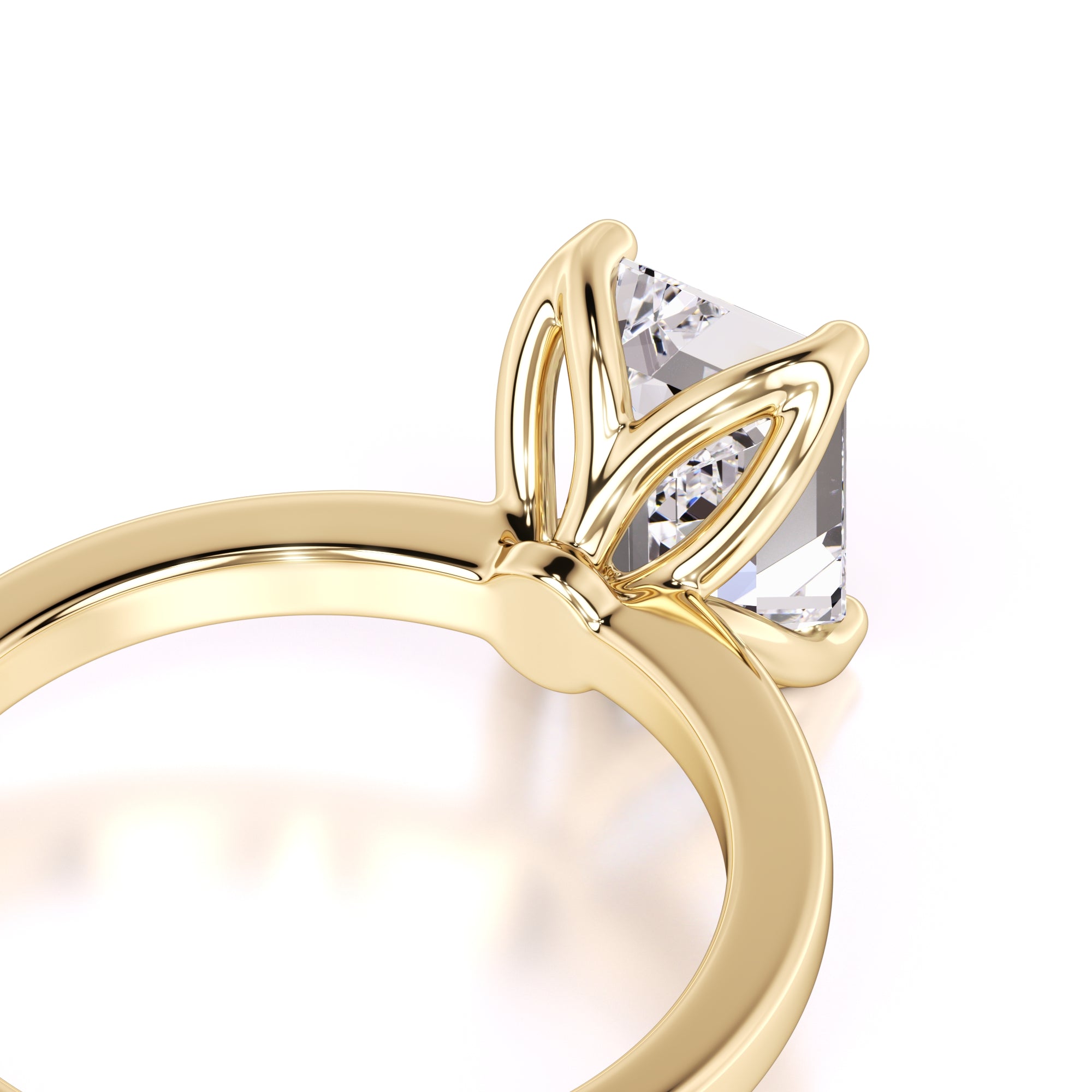 Lilia Lab Grown Diamond Ring | Yellow Gold | 2