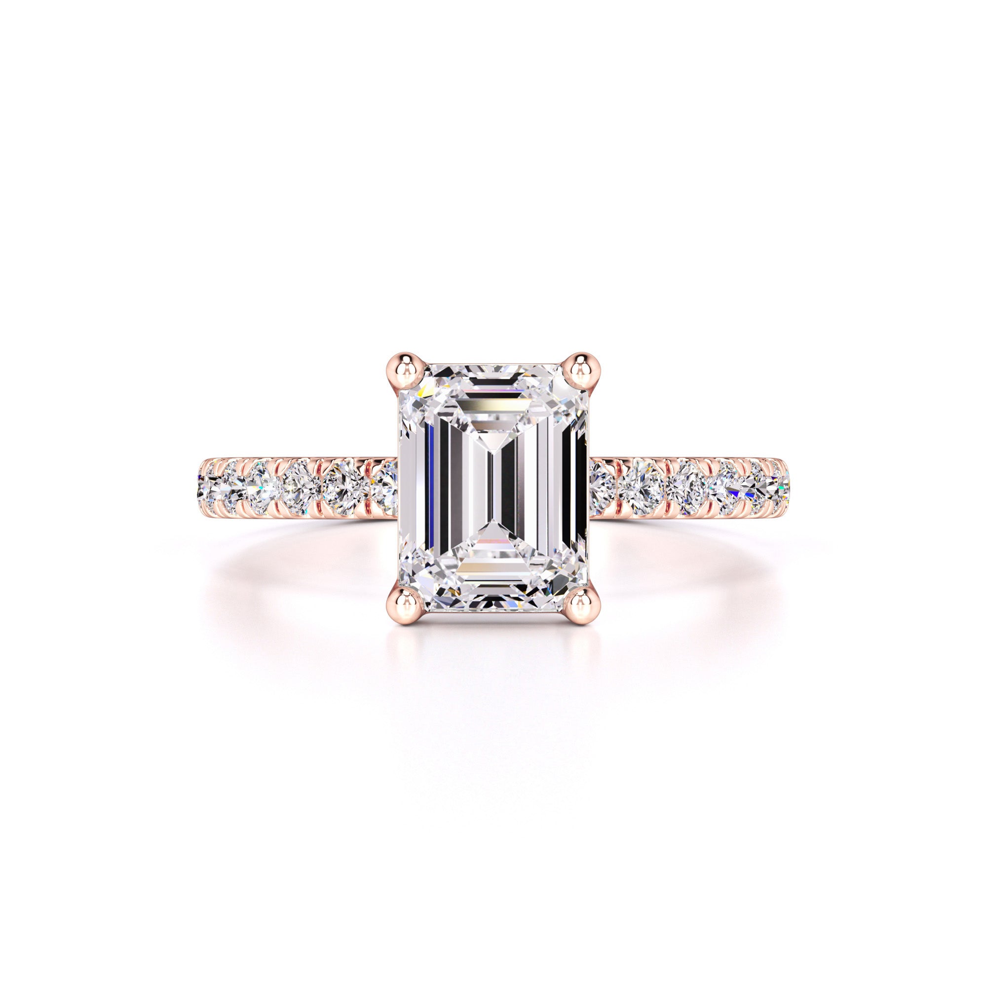 Tinsley Moissanite & Lab Grown Diamond Ring | Rose Gold | 1