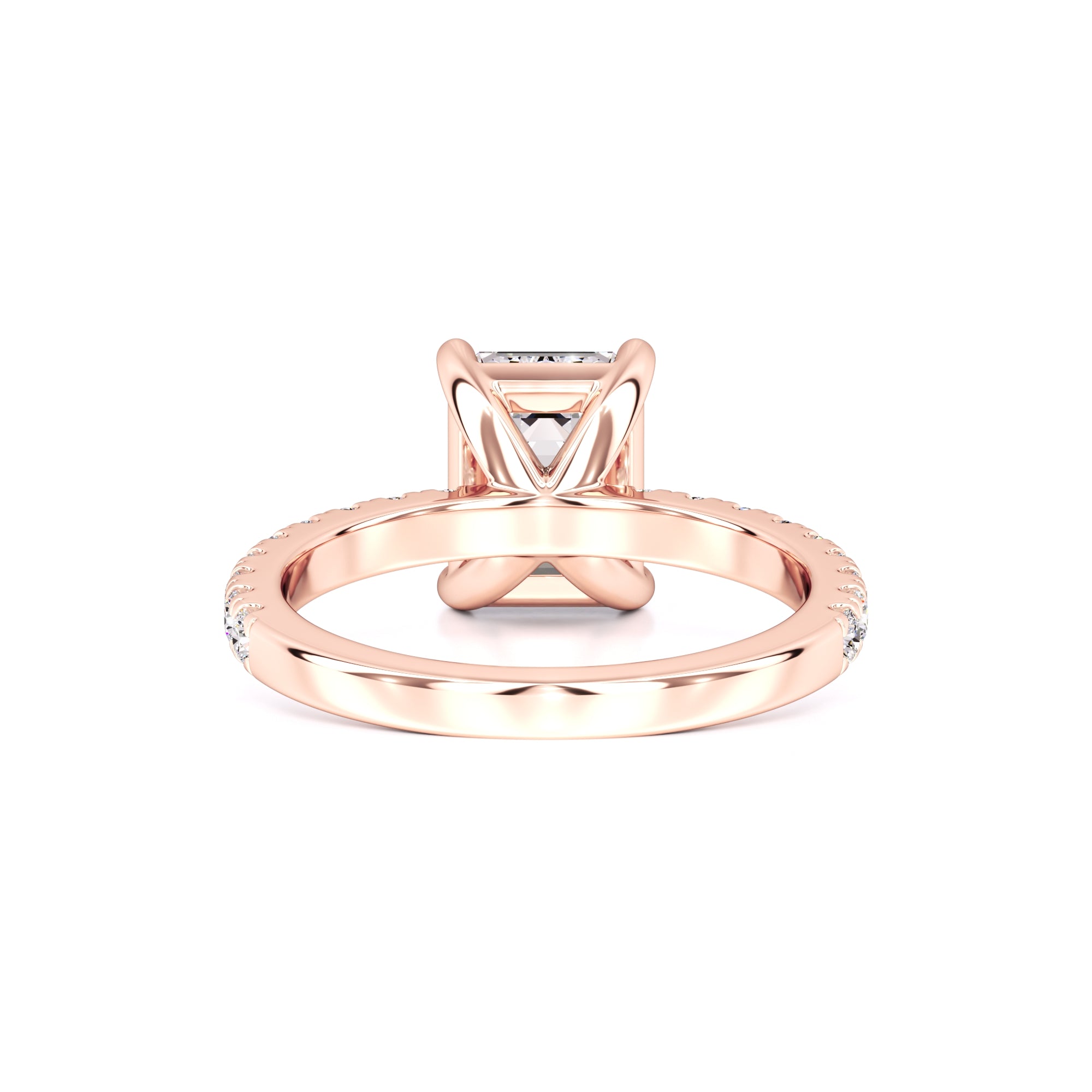 Tinsley Moissanite & Lab Grown Diamond Ring | Rose Gold | 3