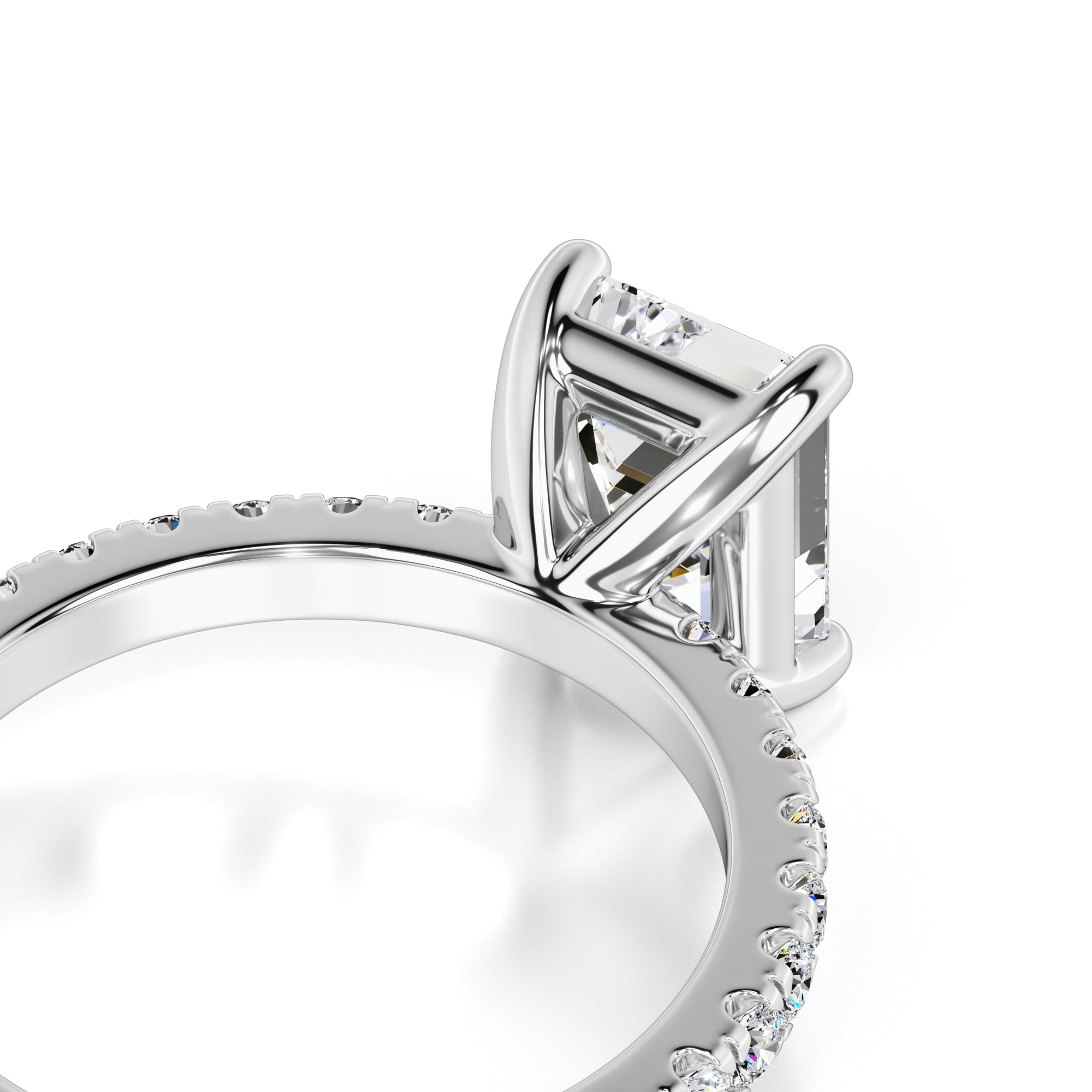 Tinsley Moissanite & Lab Grown Diamond Ring | White Gold | 2