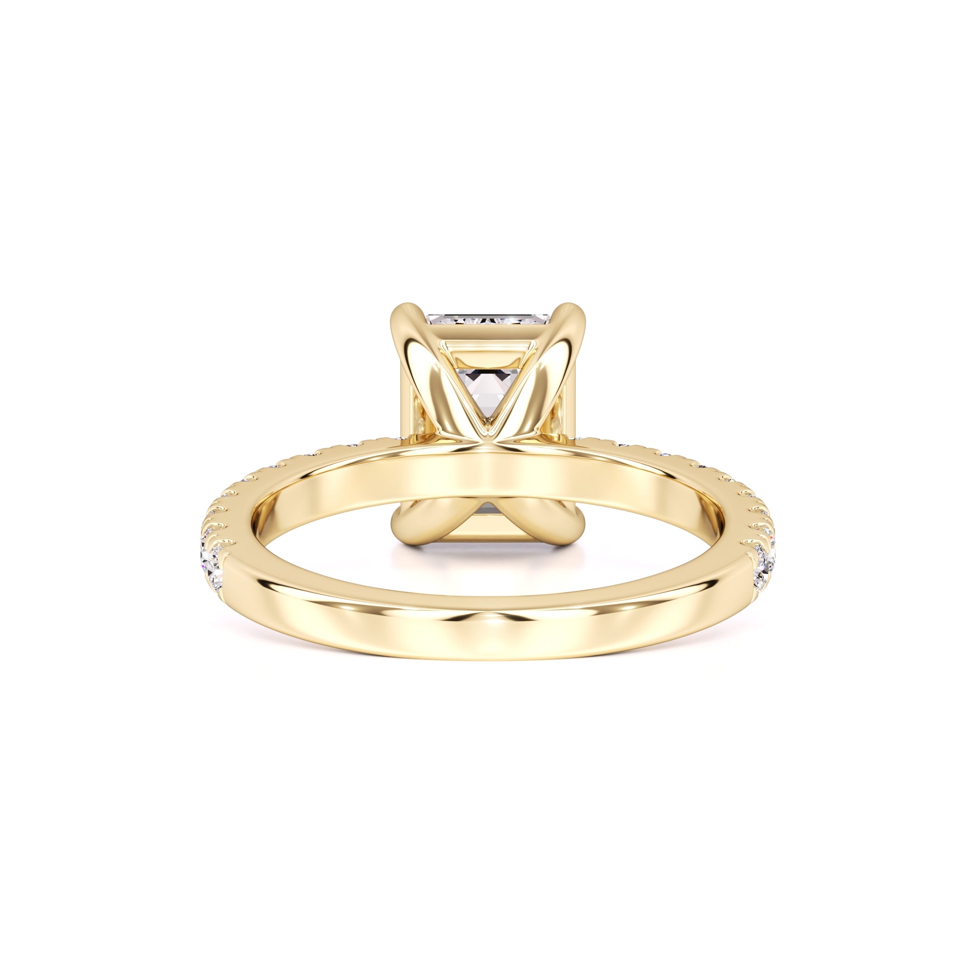 Tinsley Moissanite & Lab Grown Diamond Ring | Yellow Gold | 3