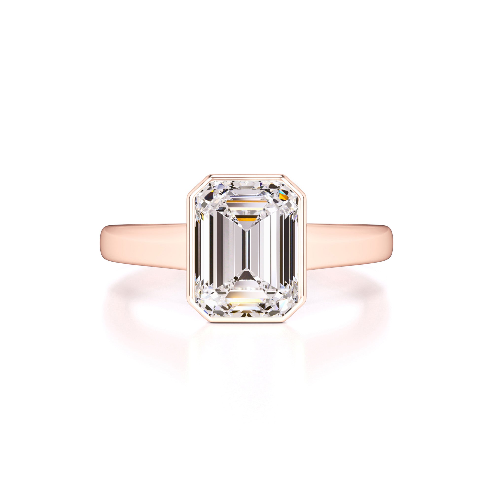 Serena Moissanite Ring | Rose Gold | 1