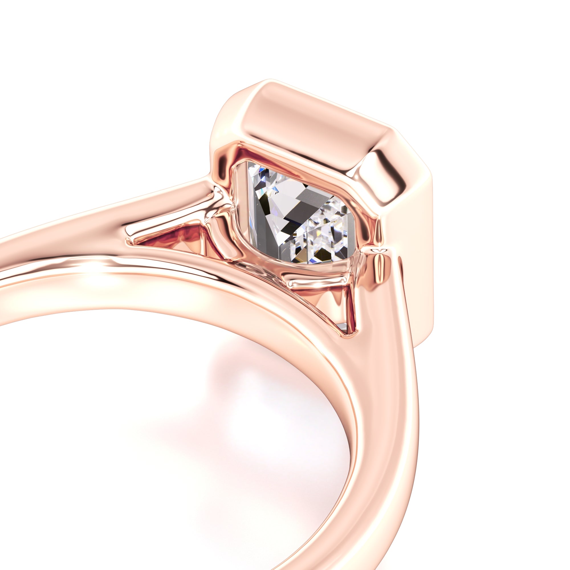 Serena Moissanite Ring | Rose Gold | 2
