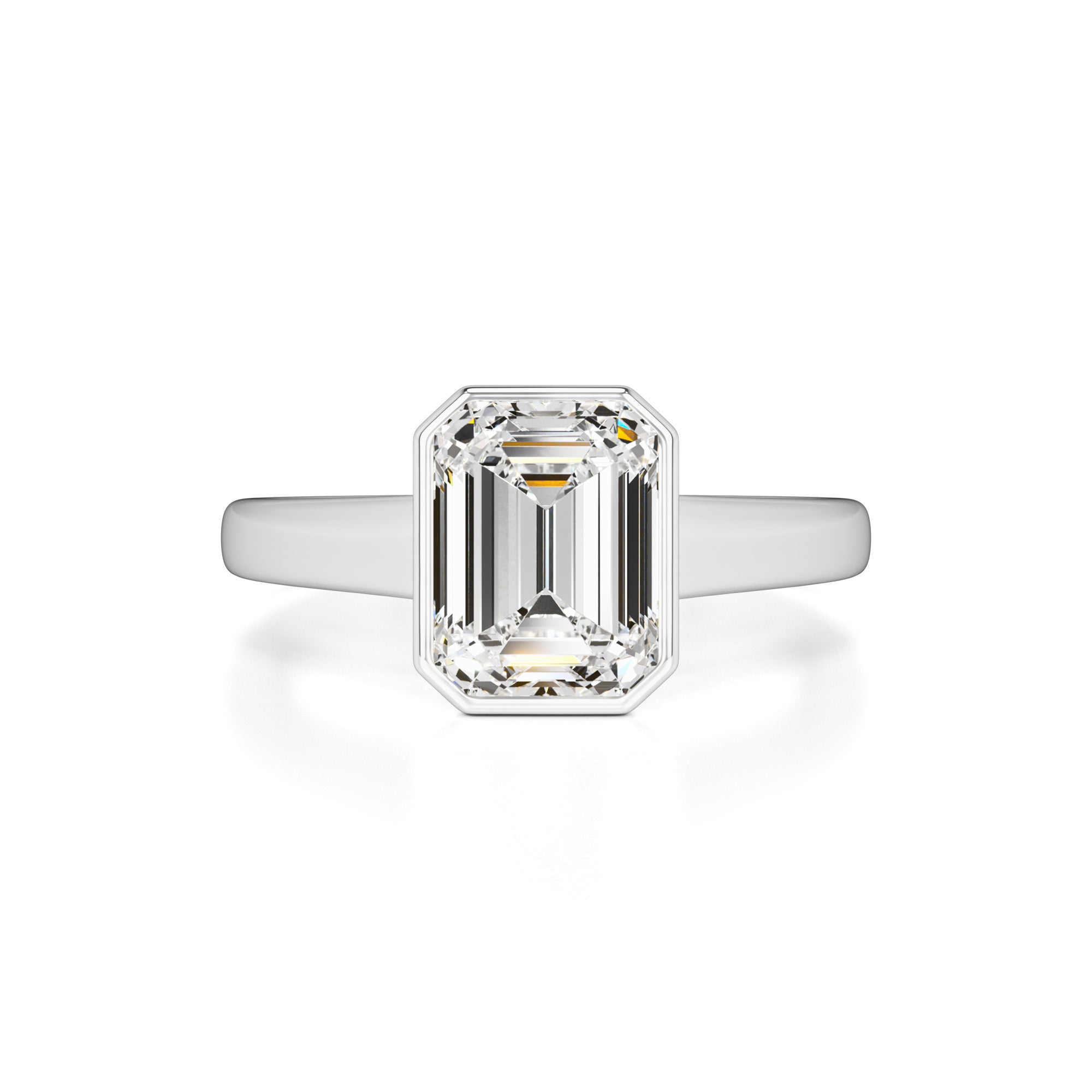 Serena Moissanite Ring | White Gold | 1