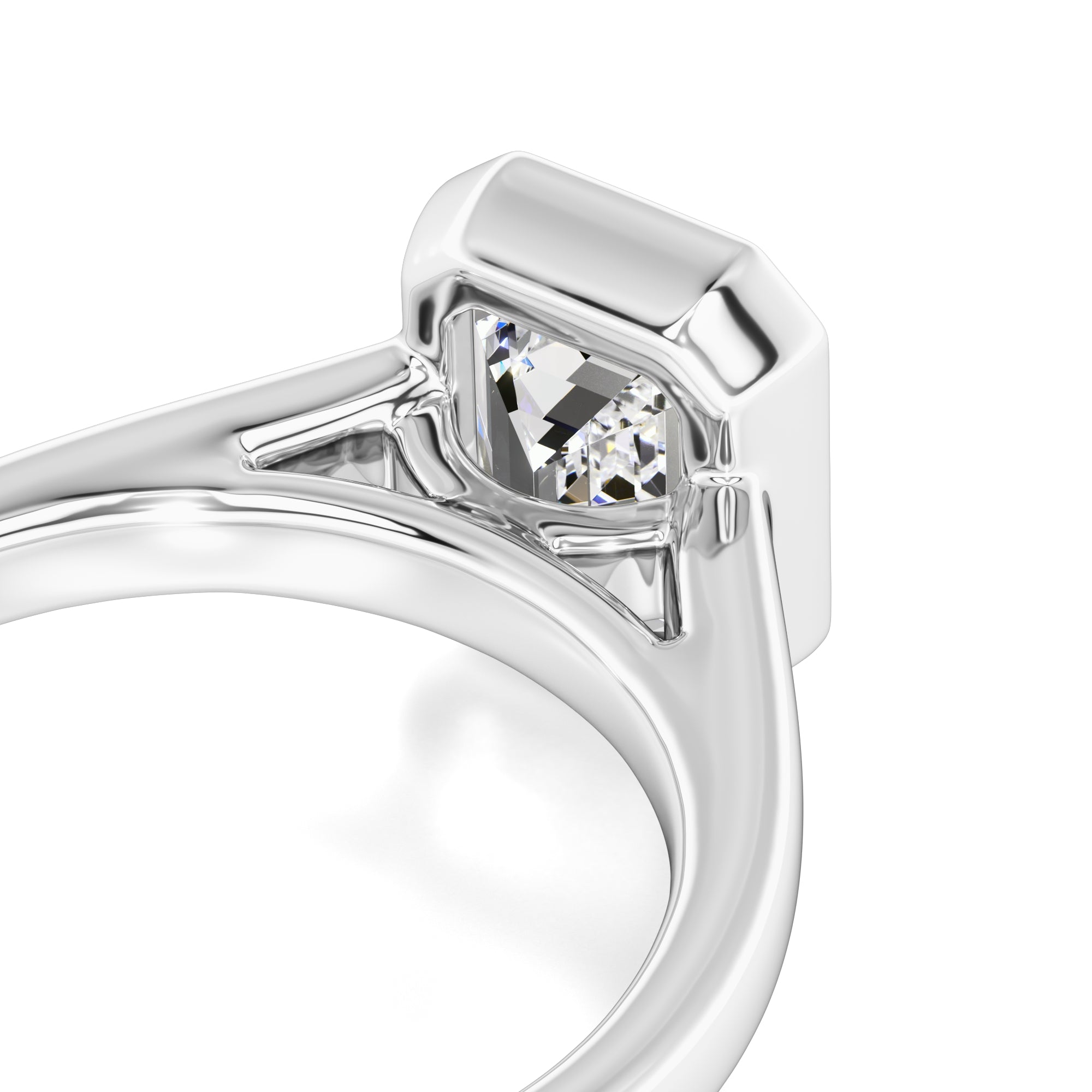 Serena Moissanite Ring | White Gold | 2