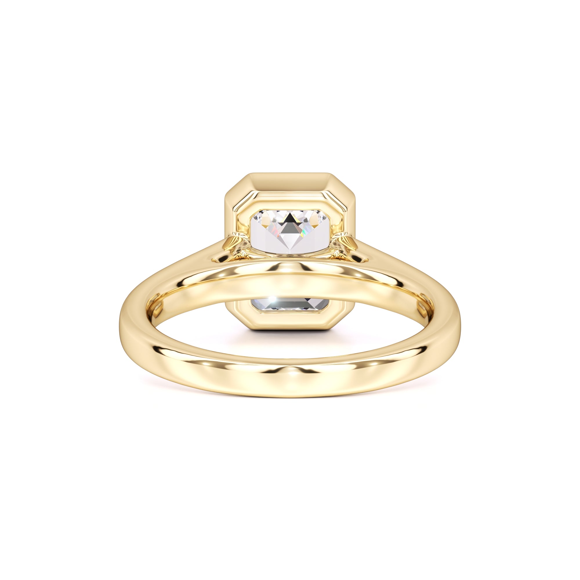 Serena Moissanite Ring | Yellow Gold | 3