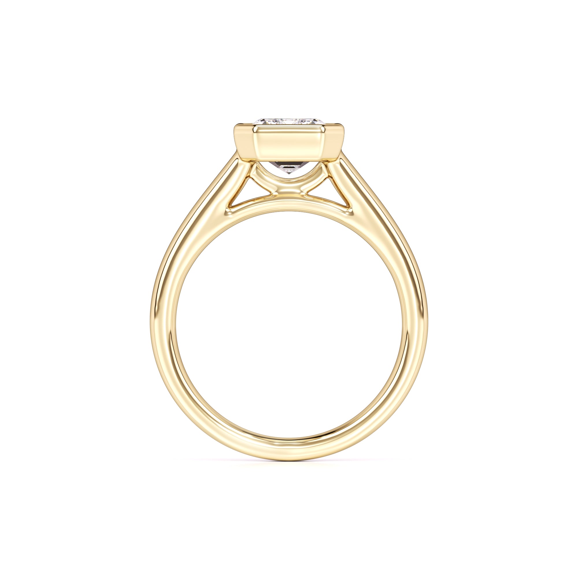 Serena Moissanite Ring | Yellow Gold | 4