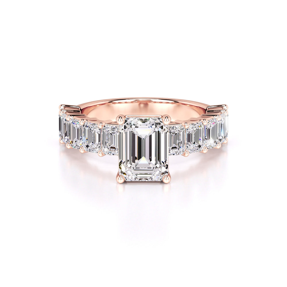 Brooklynn Lab Grown Diamond Ring | Rose Gold | 1