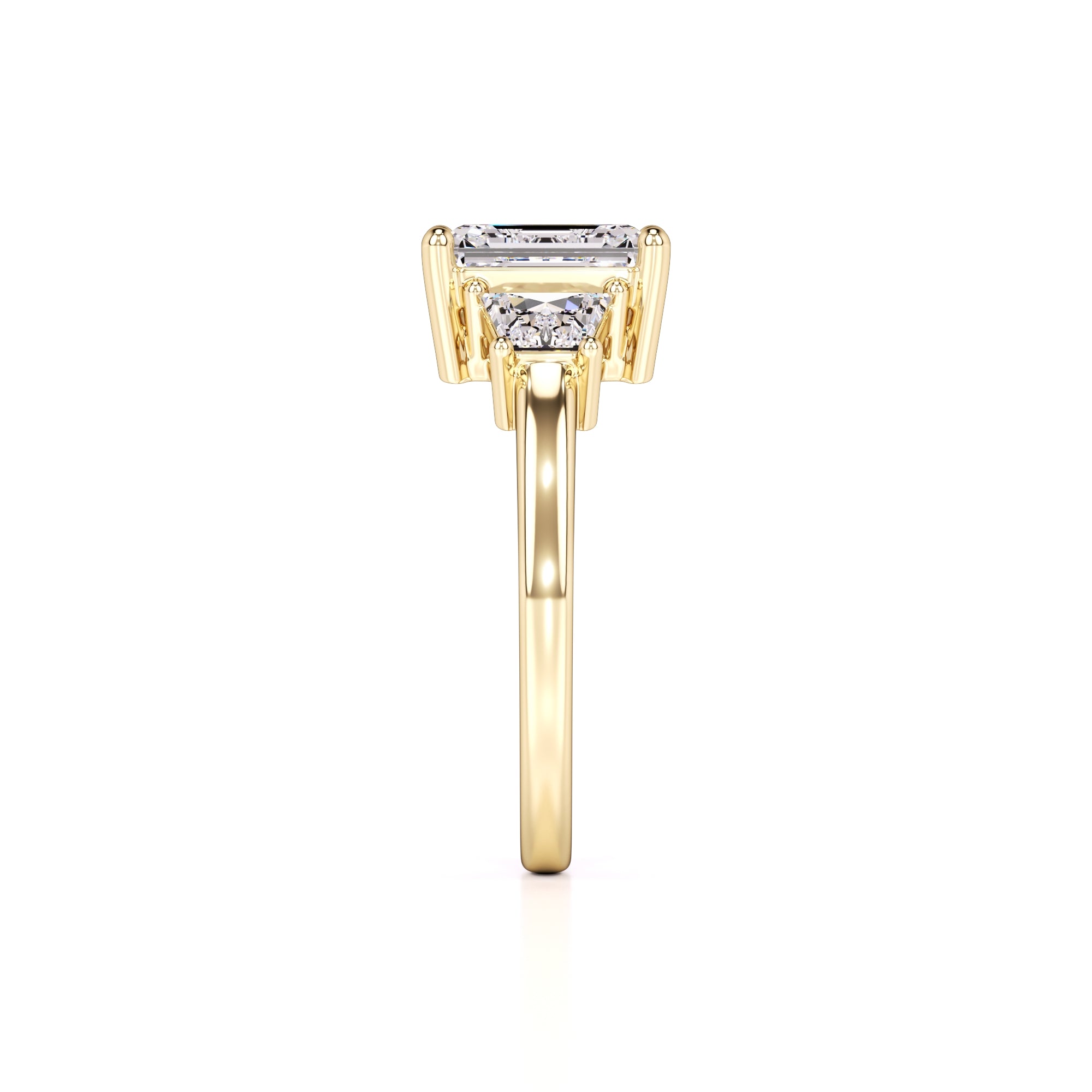 Whitney Lab Grown Diamond Ring | Yellow Gold | 4