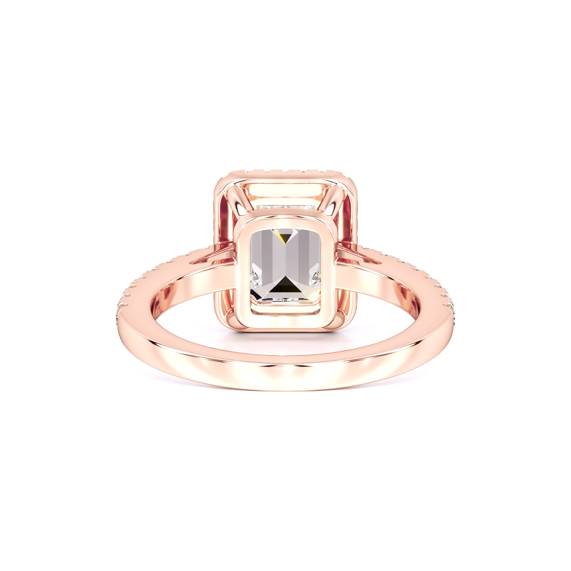 Jaylee Moissanite & Lab Grown Diamond Ring | Rose Gold | 3