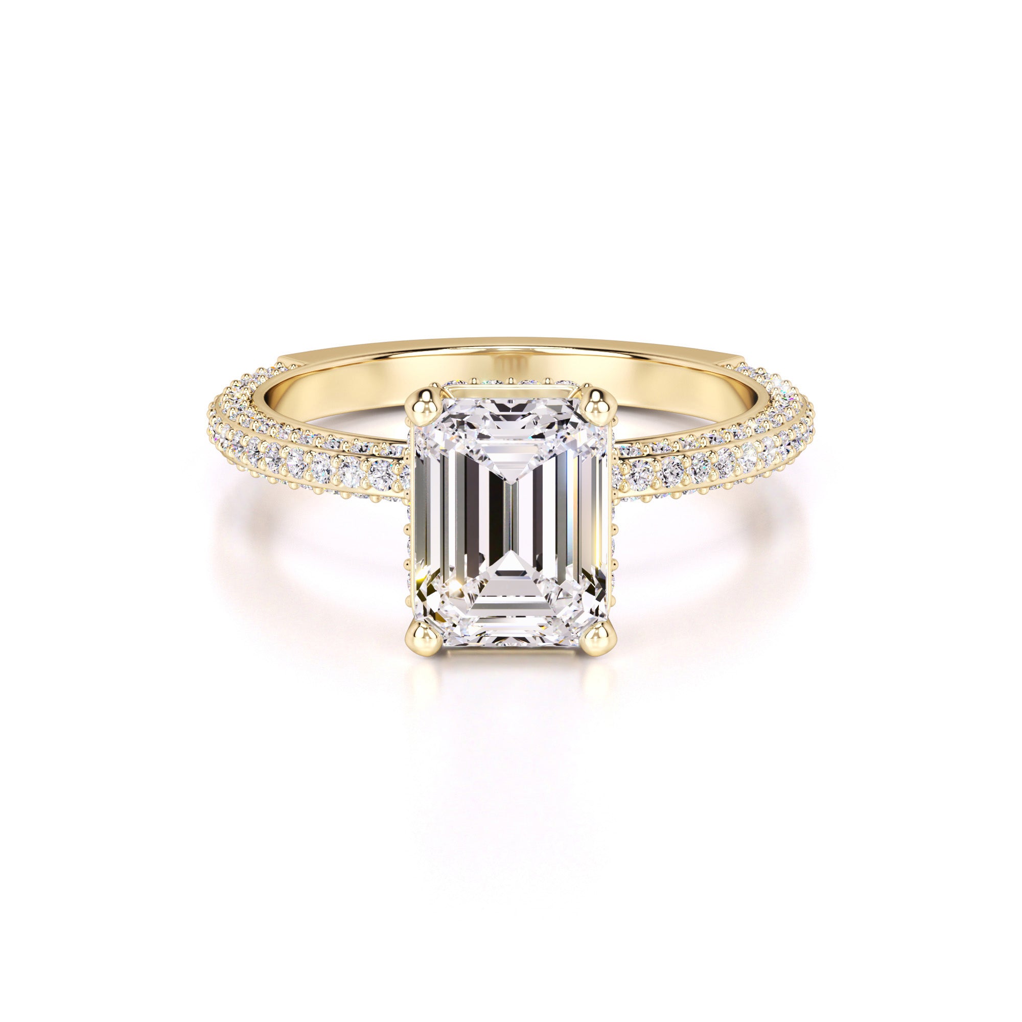 Harper Lab Grown Diamond Ring | Yellow Gold | 1