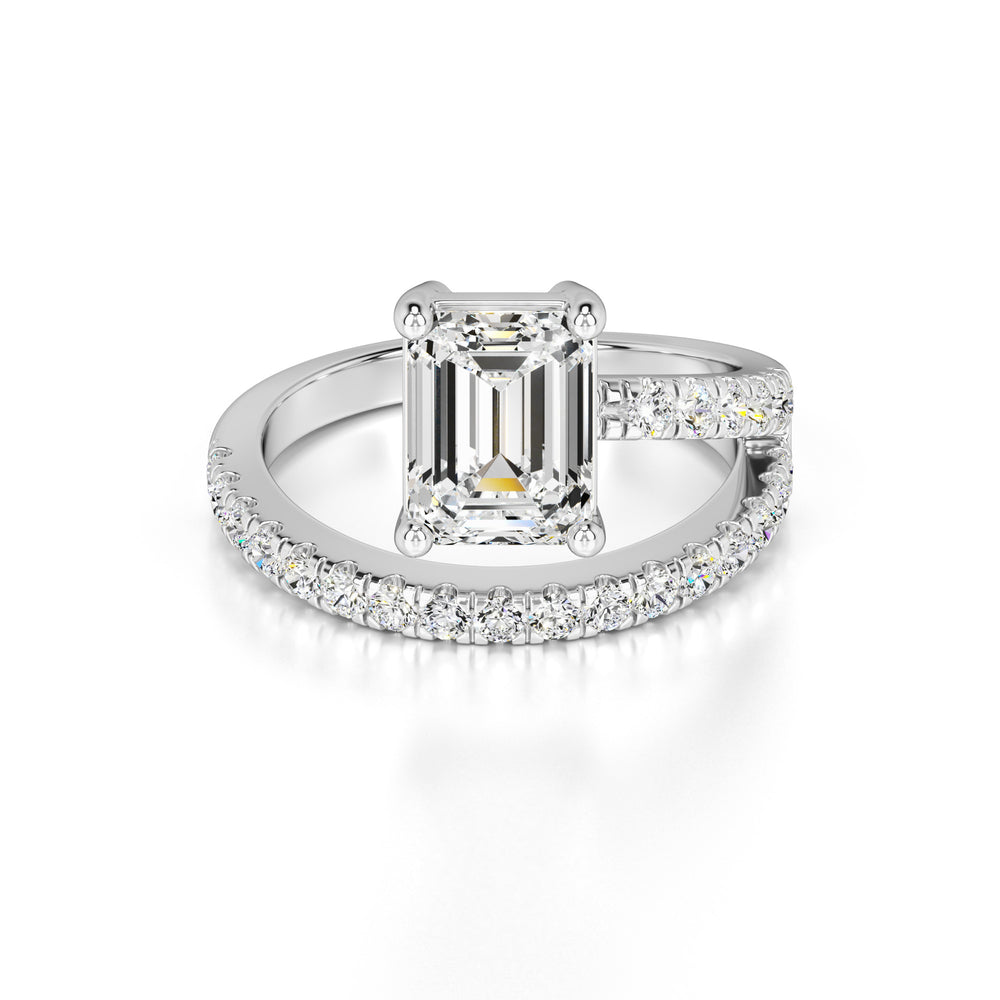 Alexa Lab Grown Diamond Ring | White Gold | 1